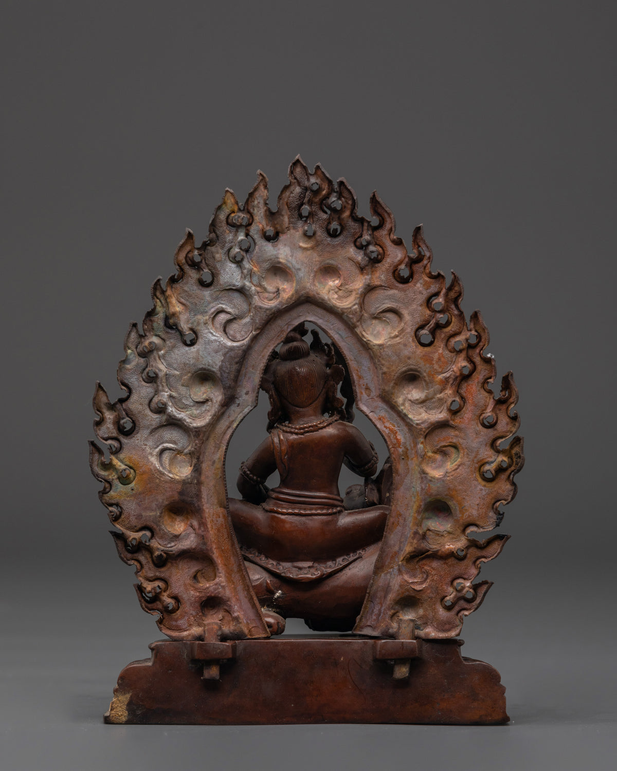 Oxidized Copper Namotshe | Sacred Tibetan Ritual Symbol