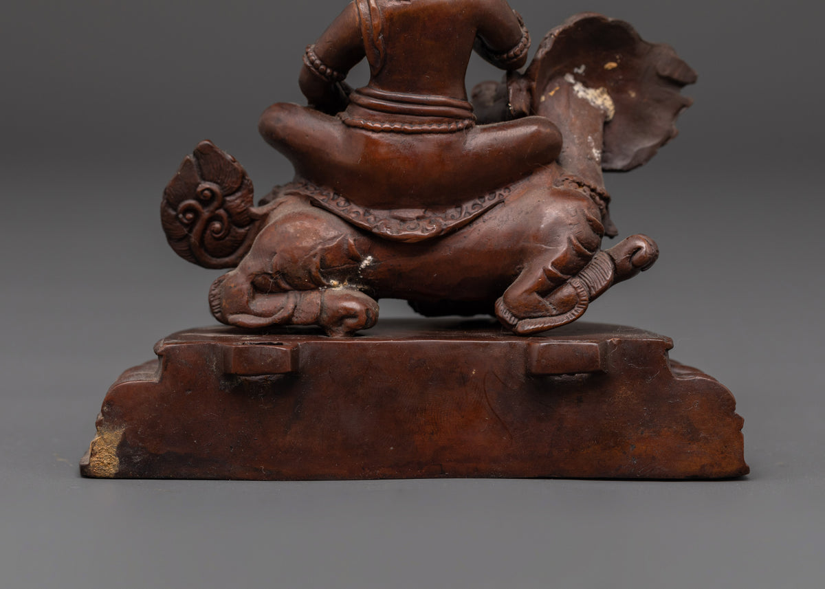 Oxidized Copper Namotshe | Sacred Tibetan Ritual Symbol