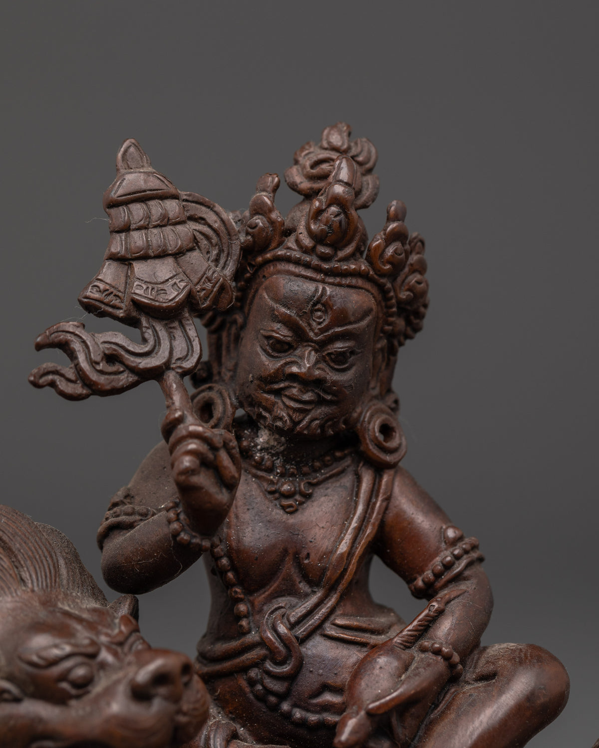 Oxidized Copper Namotshe | Sacred Tibetan Ritual Symbol