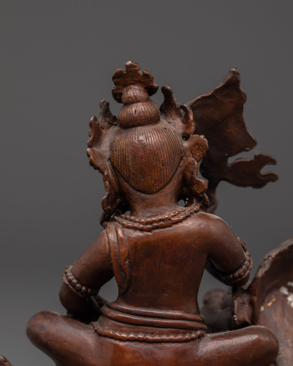 Oxidized Copper Namotshe | Sacred Tibetan Ritual Symbol