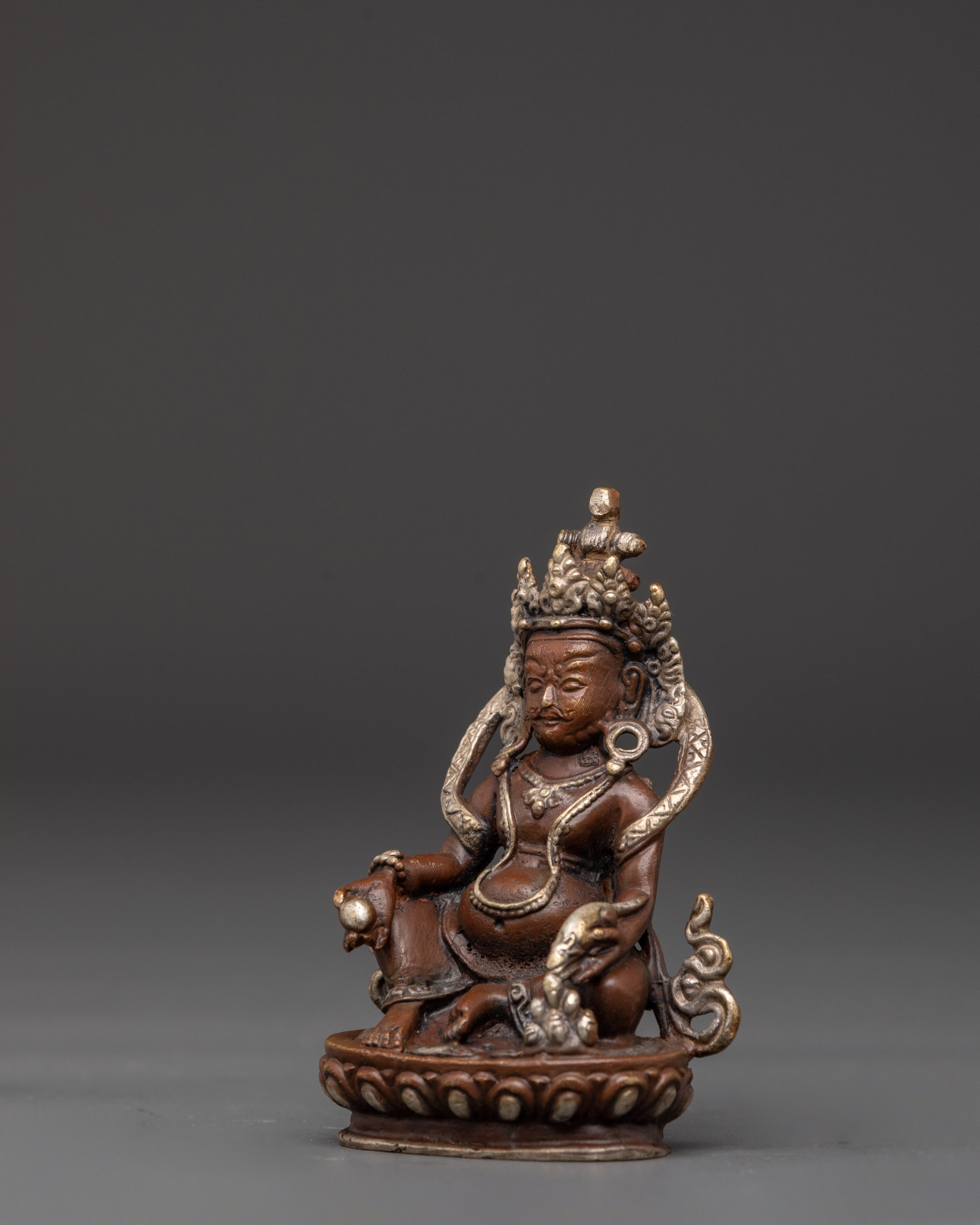 Dzambhala Prosperity and Abundance Statue | Tibetan Wealth Deity