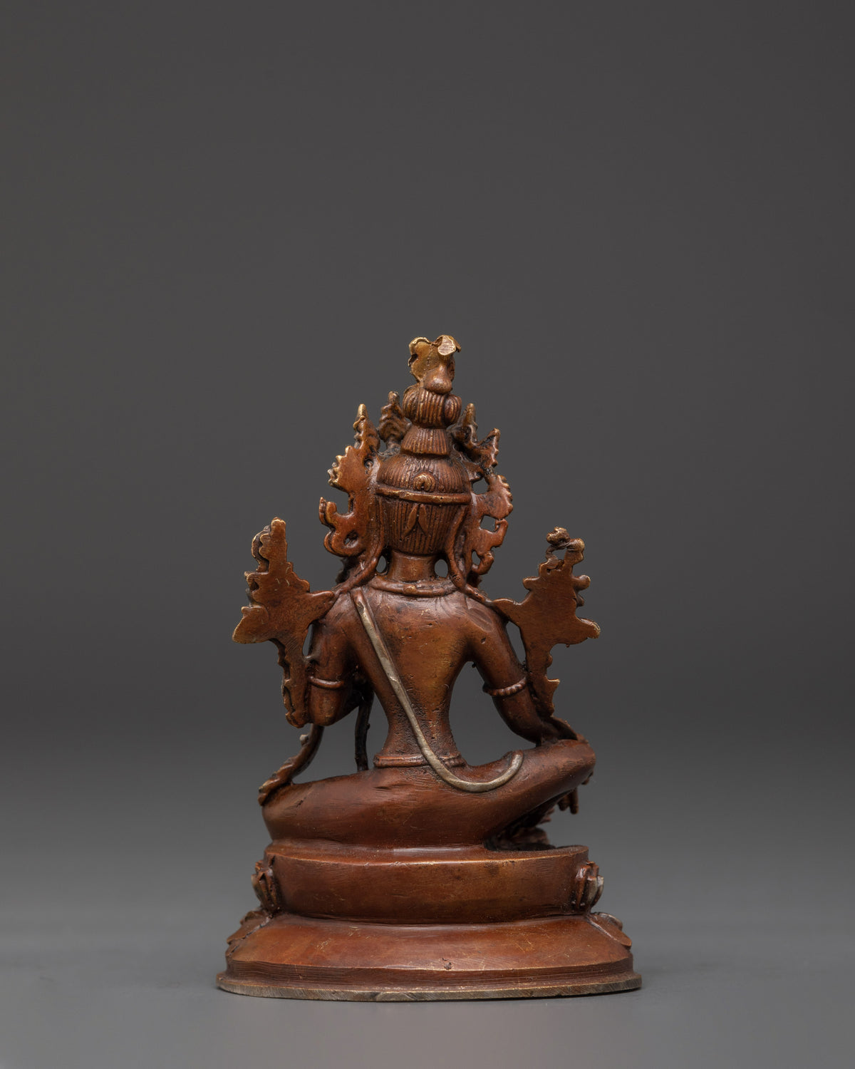Traditional Bodhisattva Set Statues | Oxidized Copper Silver Plated Figurines