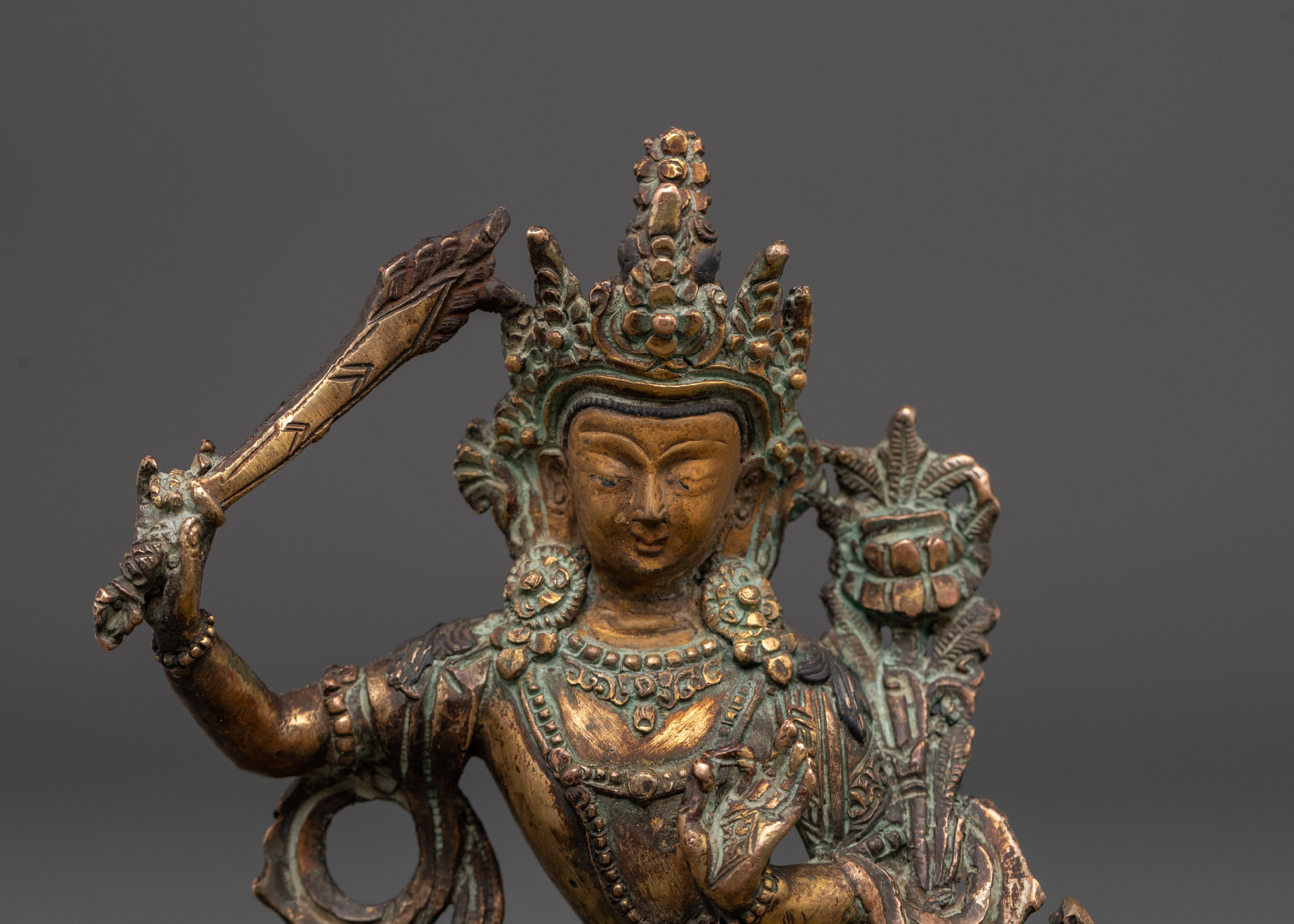 Manjushri sculpture | Symbol of Wisdom and Enlightenment