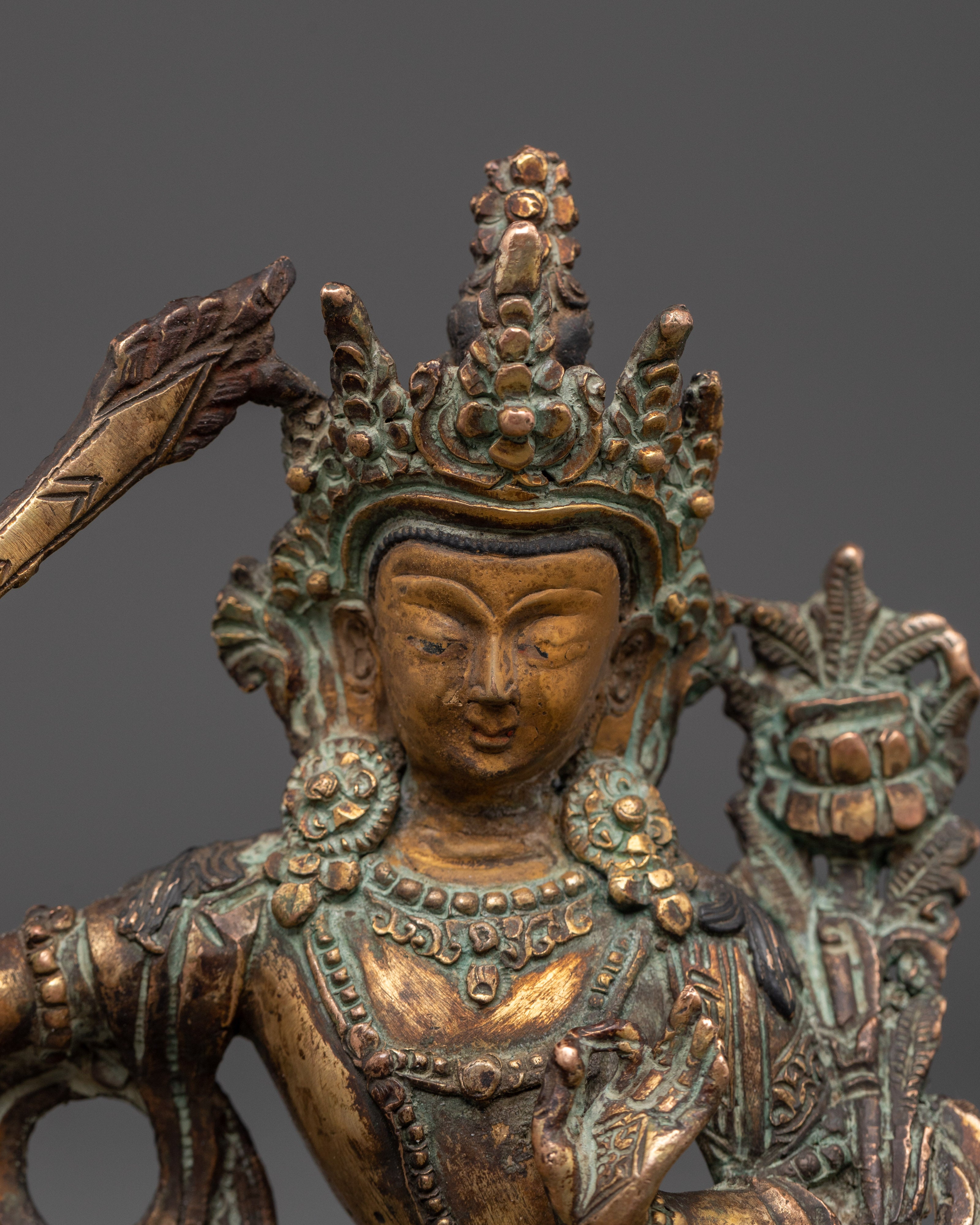 Manjushri sculpture | Symbol of Wisdom and Enlightenment