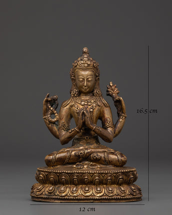 Handcrafted Chenrezig