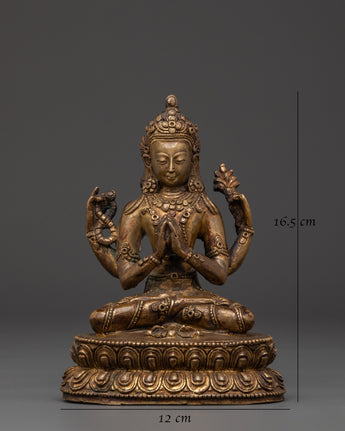 Handcrafted Chenrezig