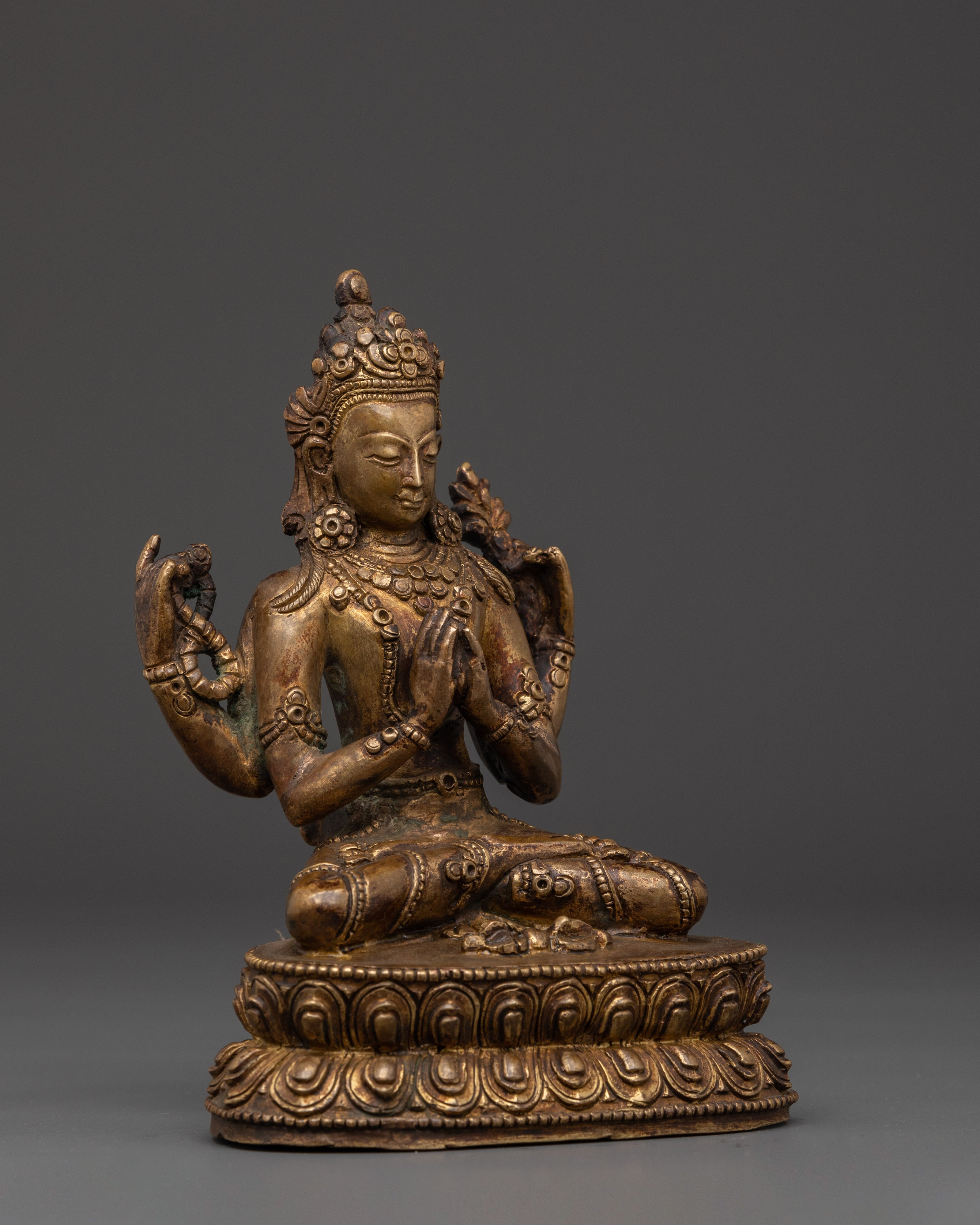Handcrafted Chenrezig | Compassionate Bodhisattva Decor