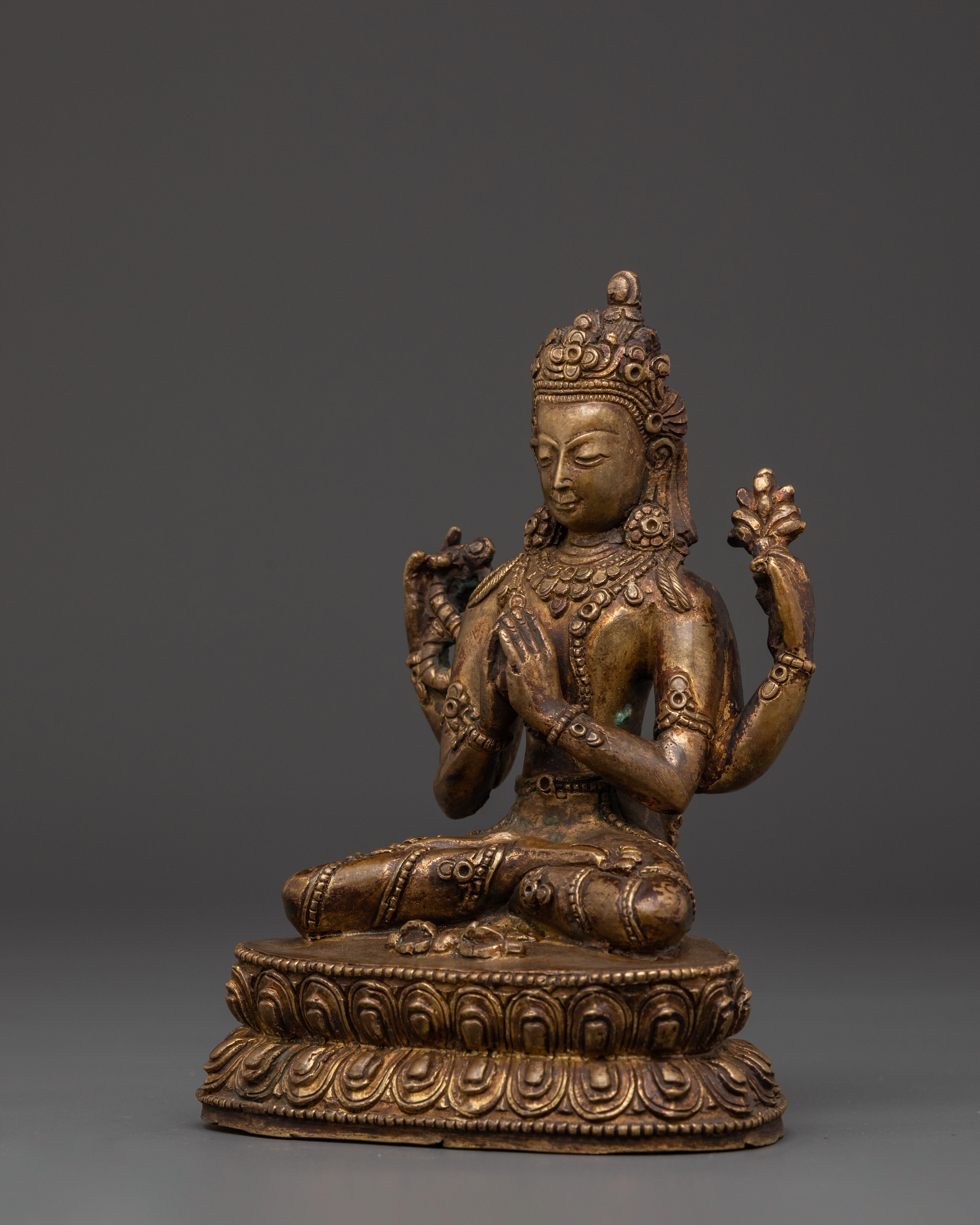 Handcrafted Chenrezig | Compassionate Bodhisattva Decor