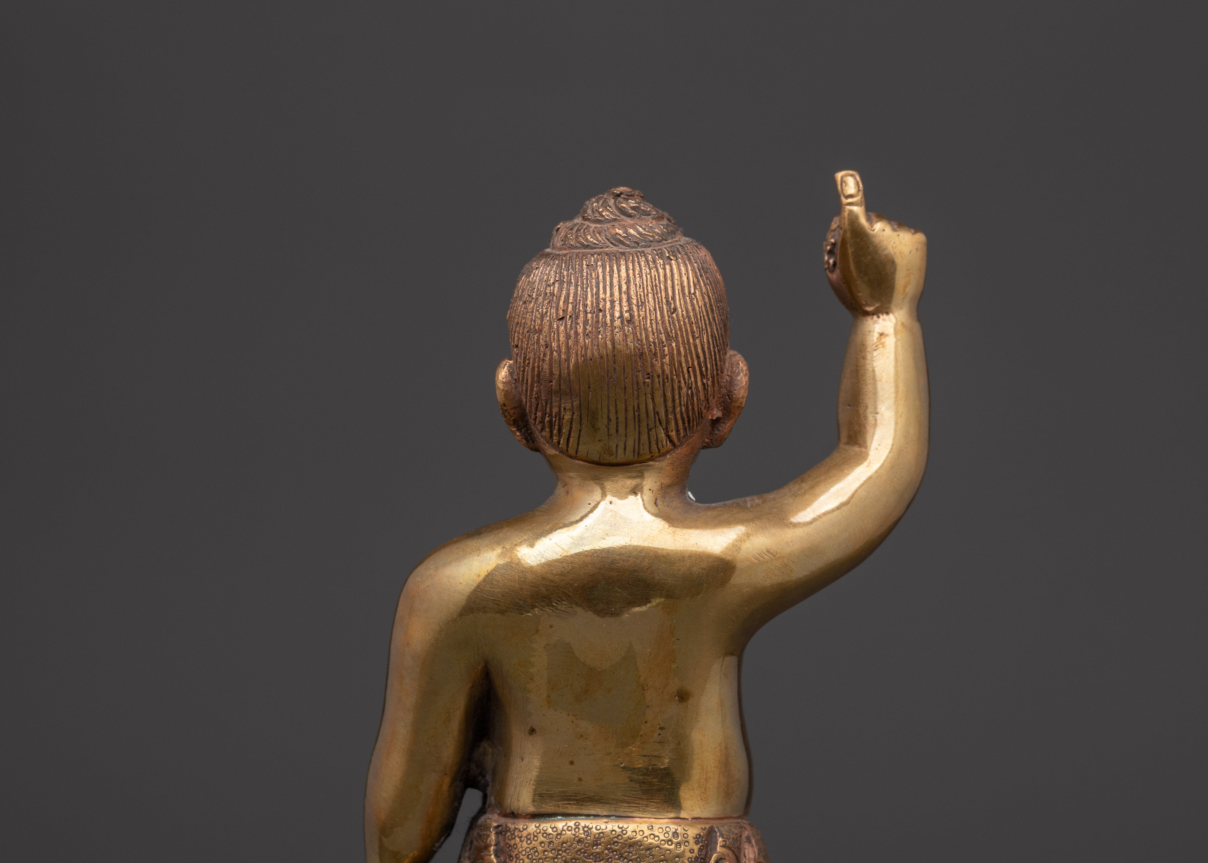 Little Buddha Brass Statue | A Symbol of Enlightenment and Spirituality
