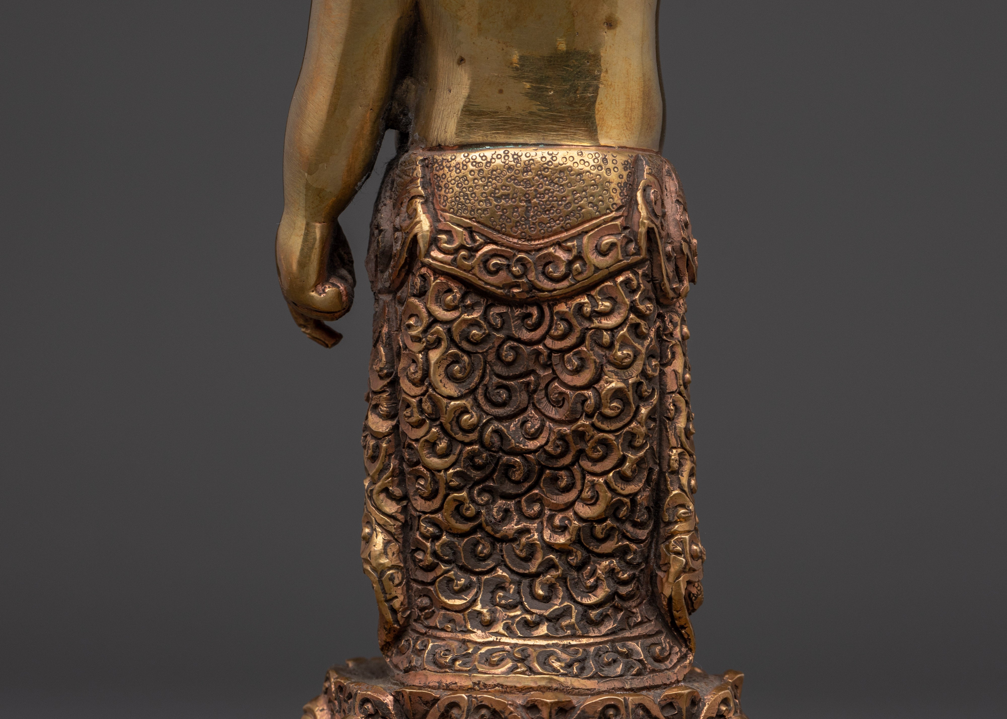 Little Buddha Brass Statue | A Symbol of Enlightenment and Spirituality