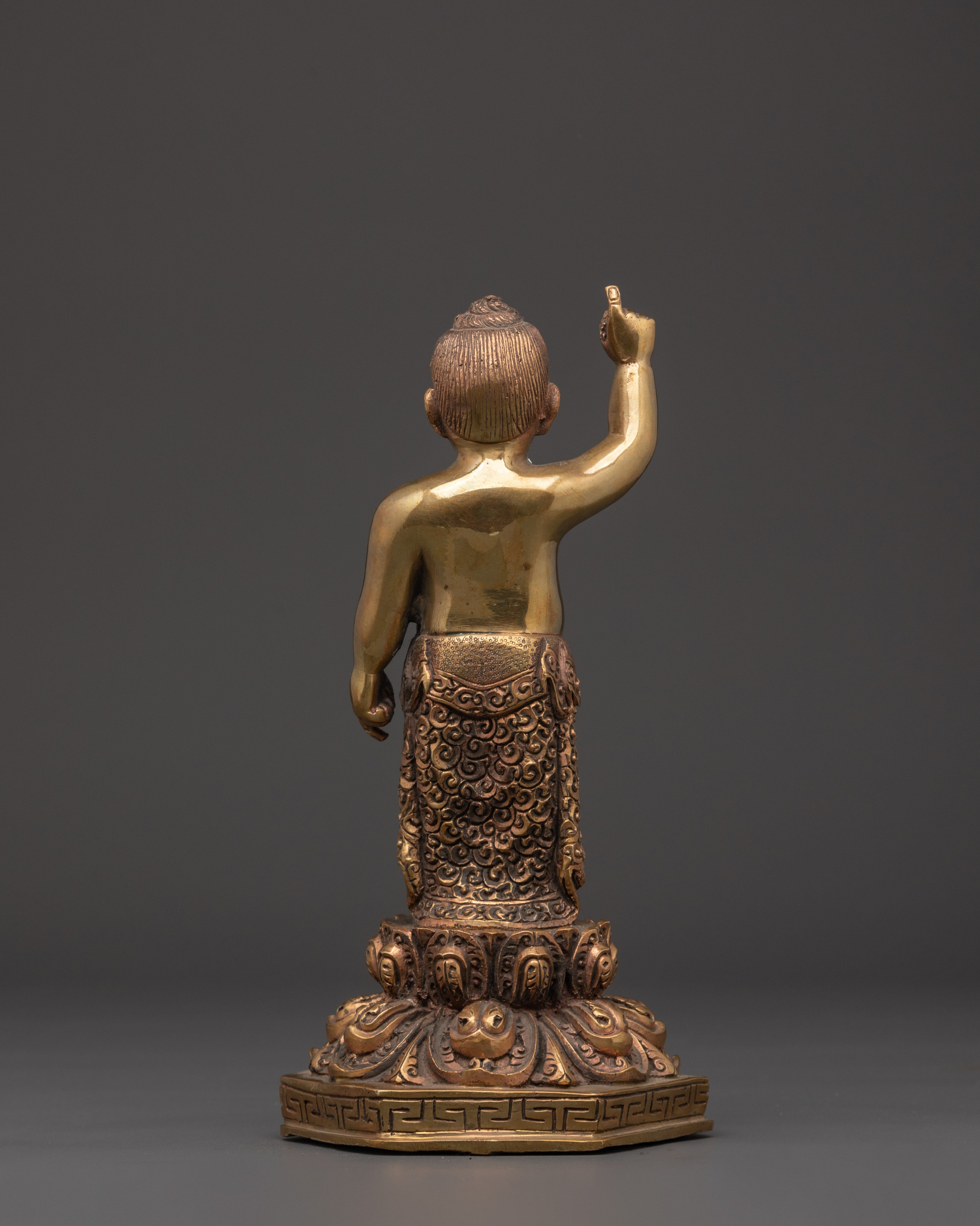 Little Buddha Brass Statue | A Symbol of Enlightenment and Spirituality