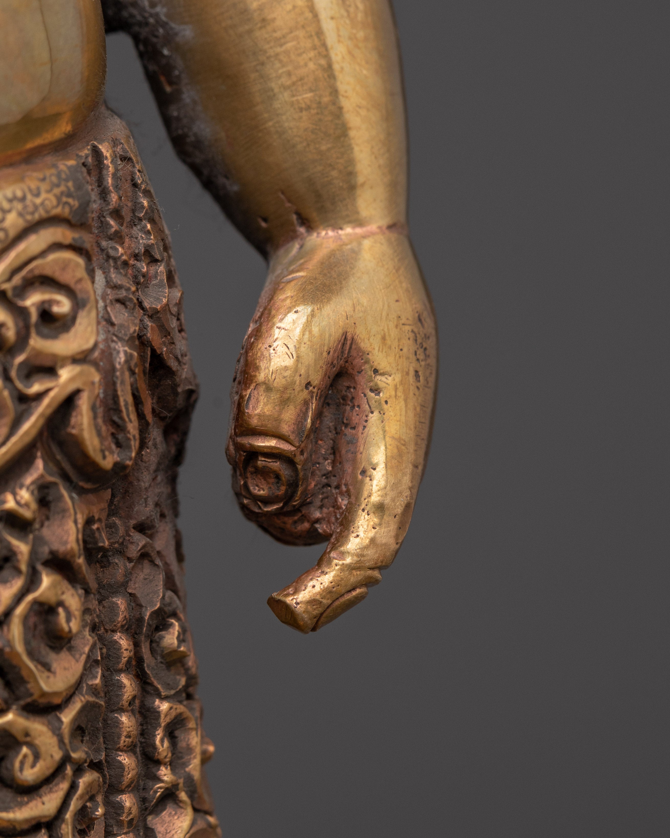 Little Buddha Brass Statue | A Symbol of Enlightenment and Spirituality