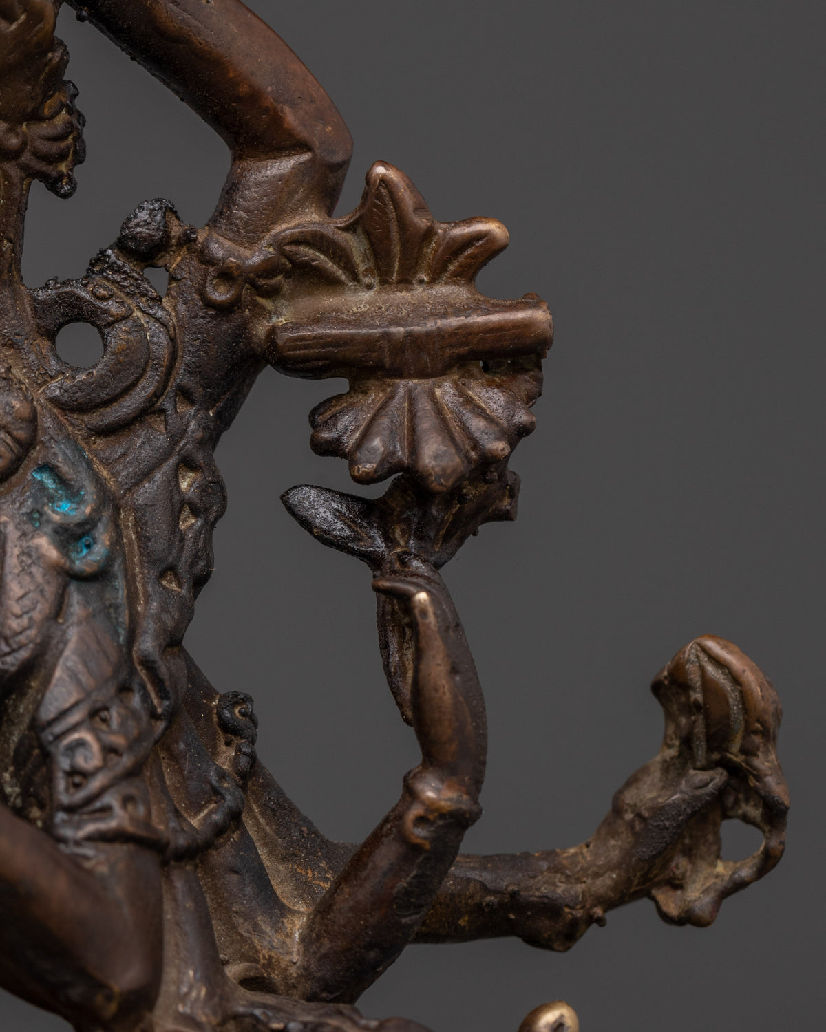 Copper Namasangiti Manjushri Statue | Tibetan Tantric Wisdom Deity