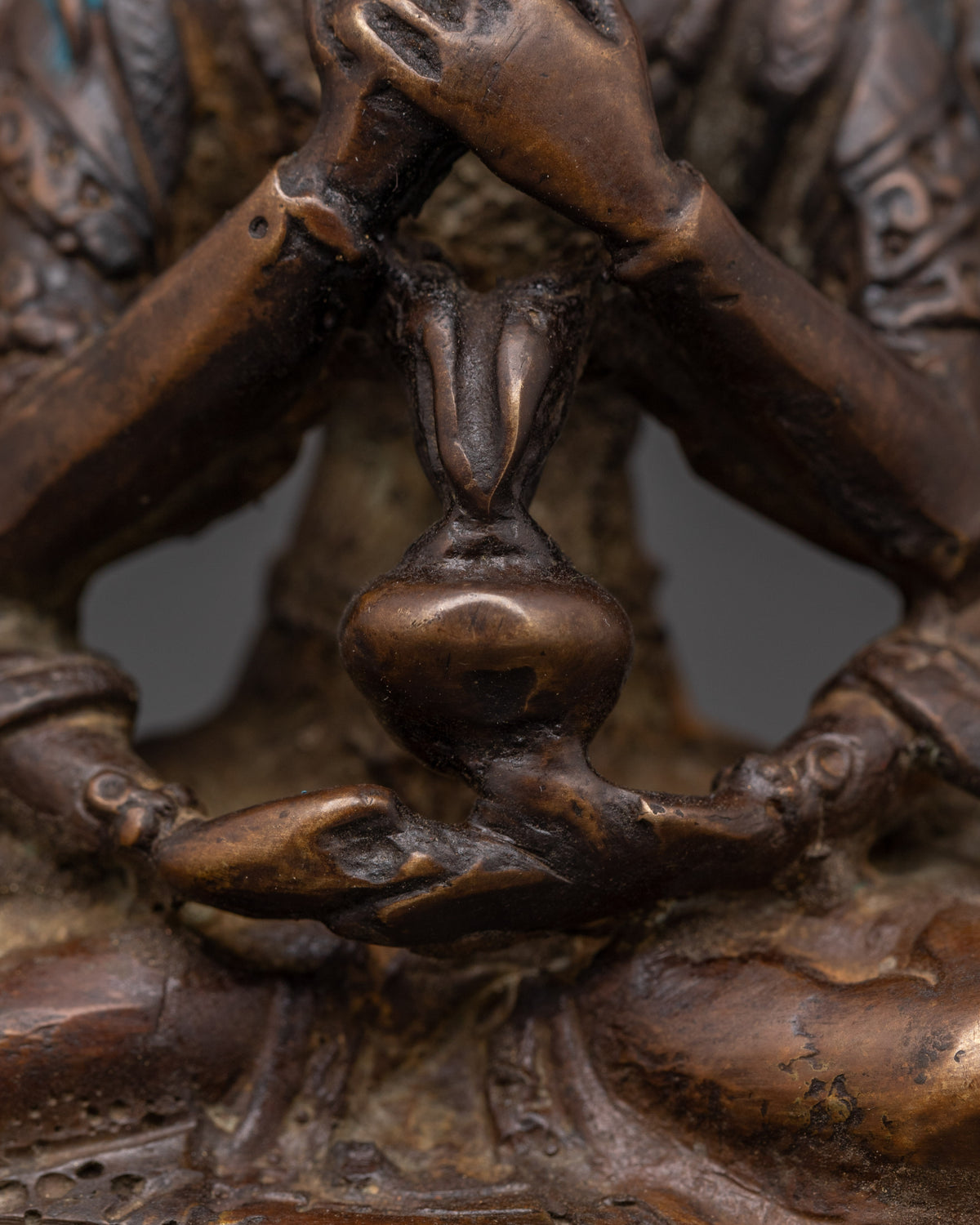 Copper Namasangiti Manjushri Statue | Tibetan Tantric Wisdom Deity