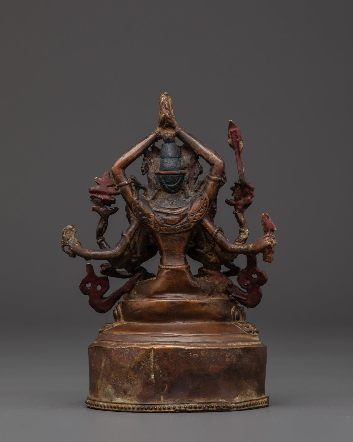 Copper Namasangiti Manjushri Statue | Tibetan Tantric Wisdom Deity