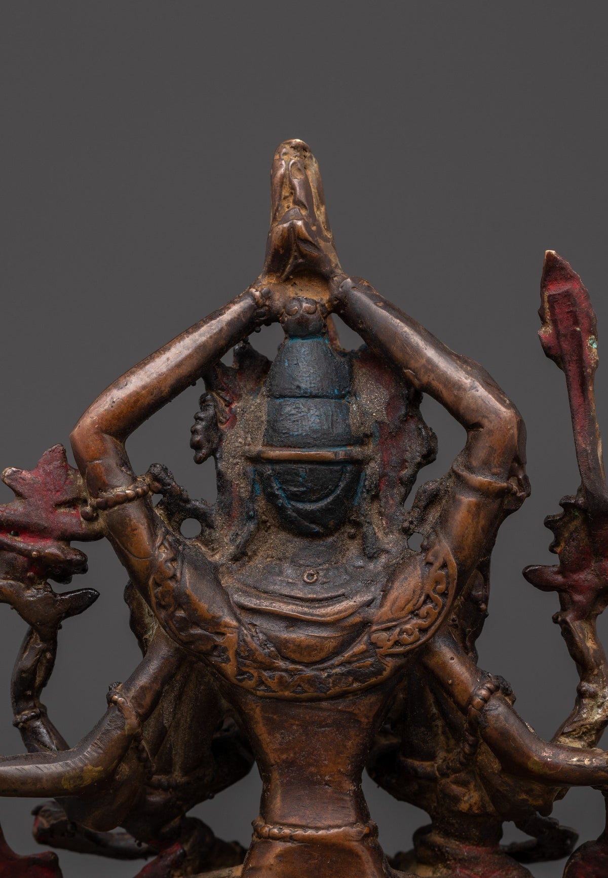 Copper Namasangiti Manjushri Statue | Tibetan Tantric Wisdom Deity