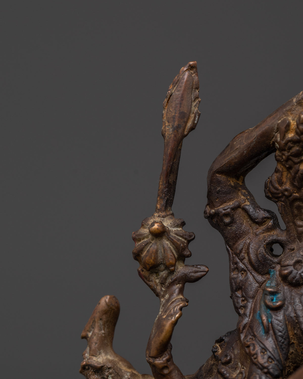 Copper Namasangiti Manjushri Statue | Tibetan Tantric Wisdom Deity