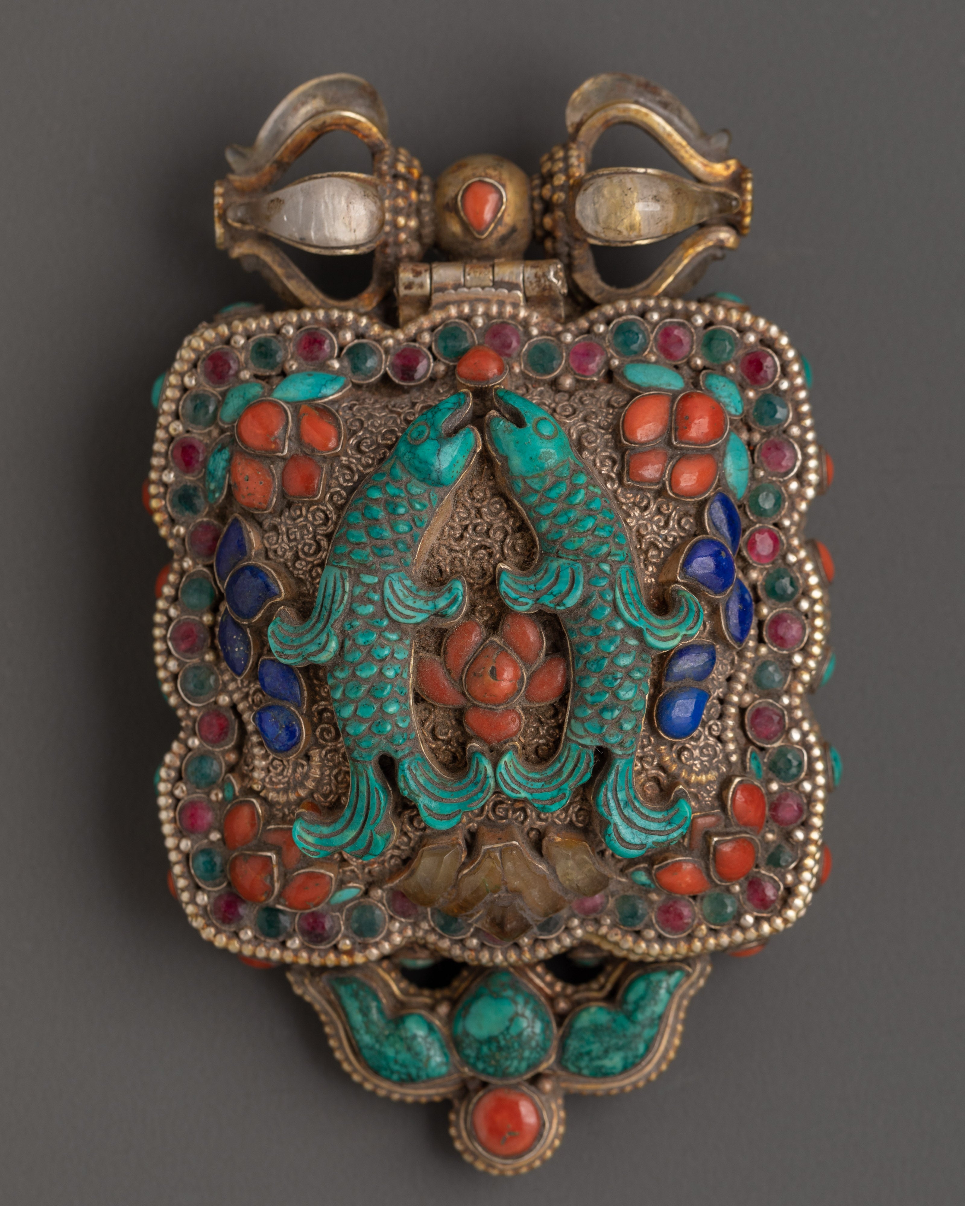 Handmade Tibetan Ghau Box | Buddhist Prayer and Protection