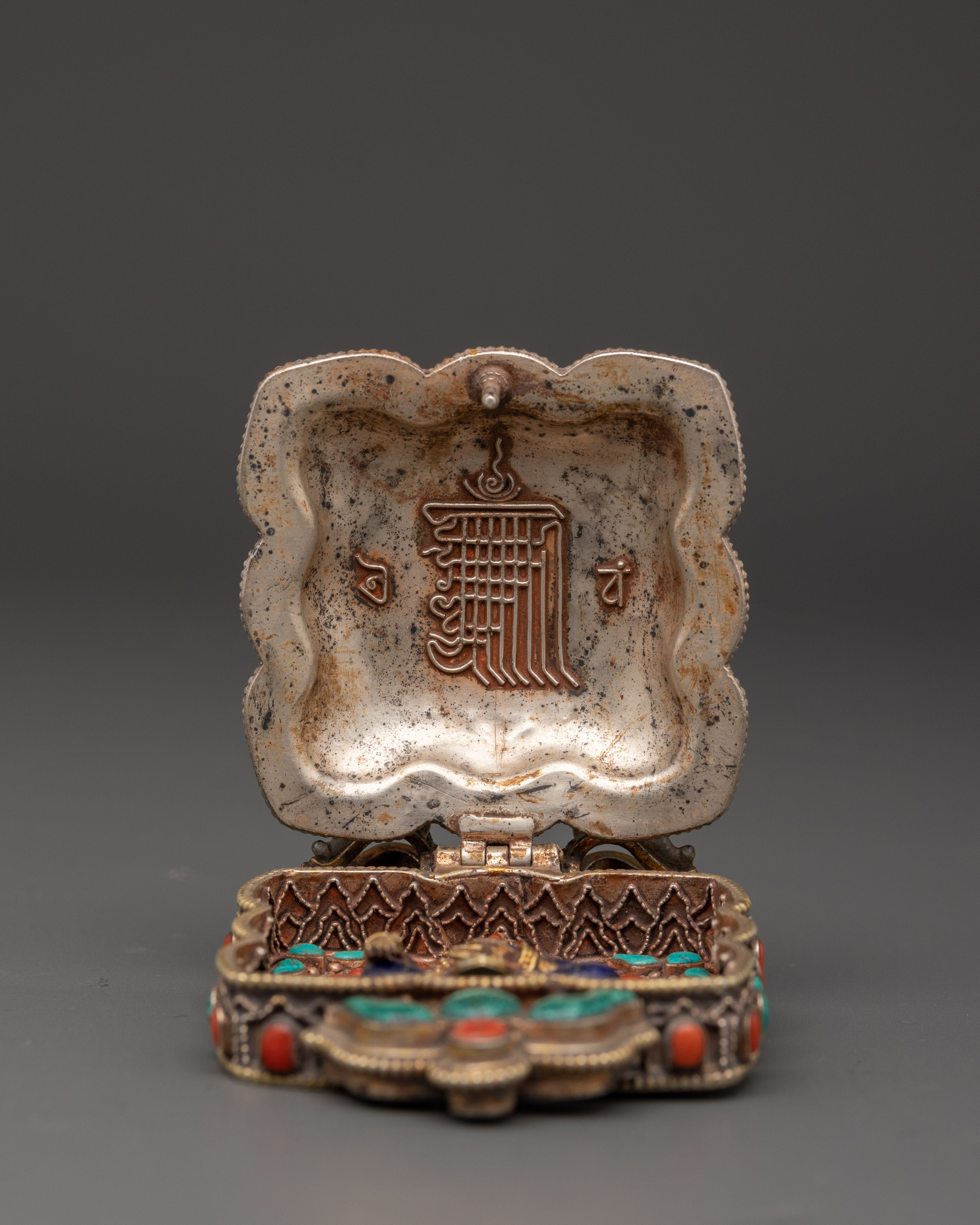 Handmade Tibetan Ghau Box | Buddhist Prayer and Protection