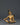 Handcrafted Indra Sculpture | Bronze and Gold Paint Hindu Deity Statue