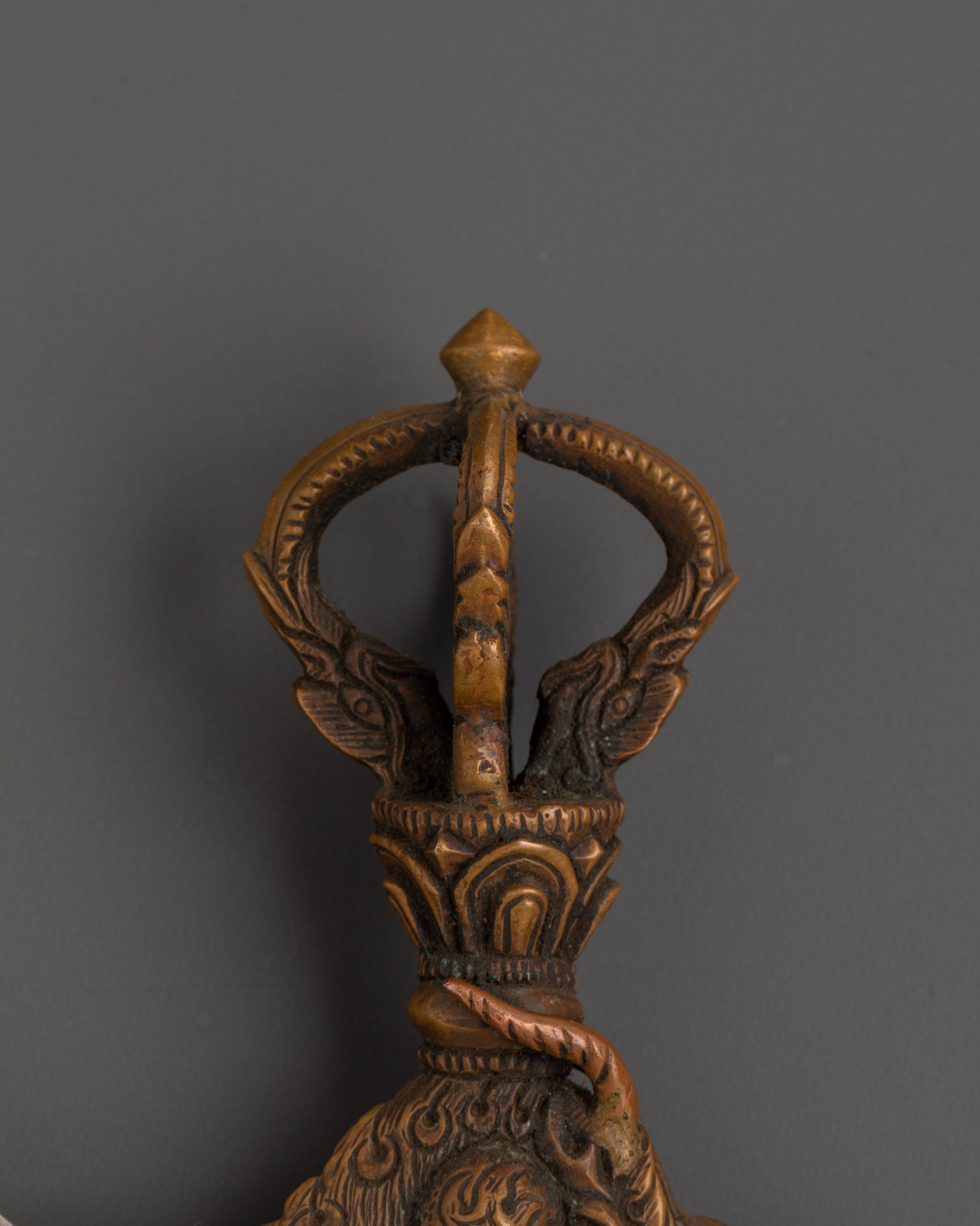 Handcrafted Buddhist Copper Kartika Knife for Rituals and Meditation