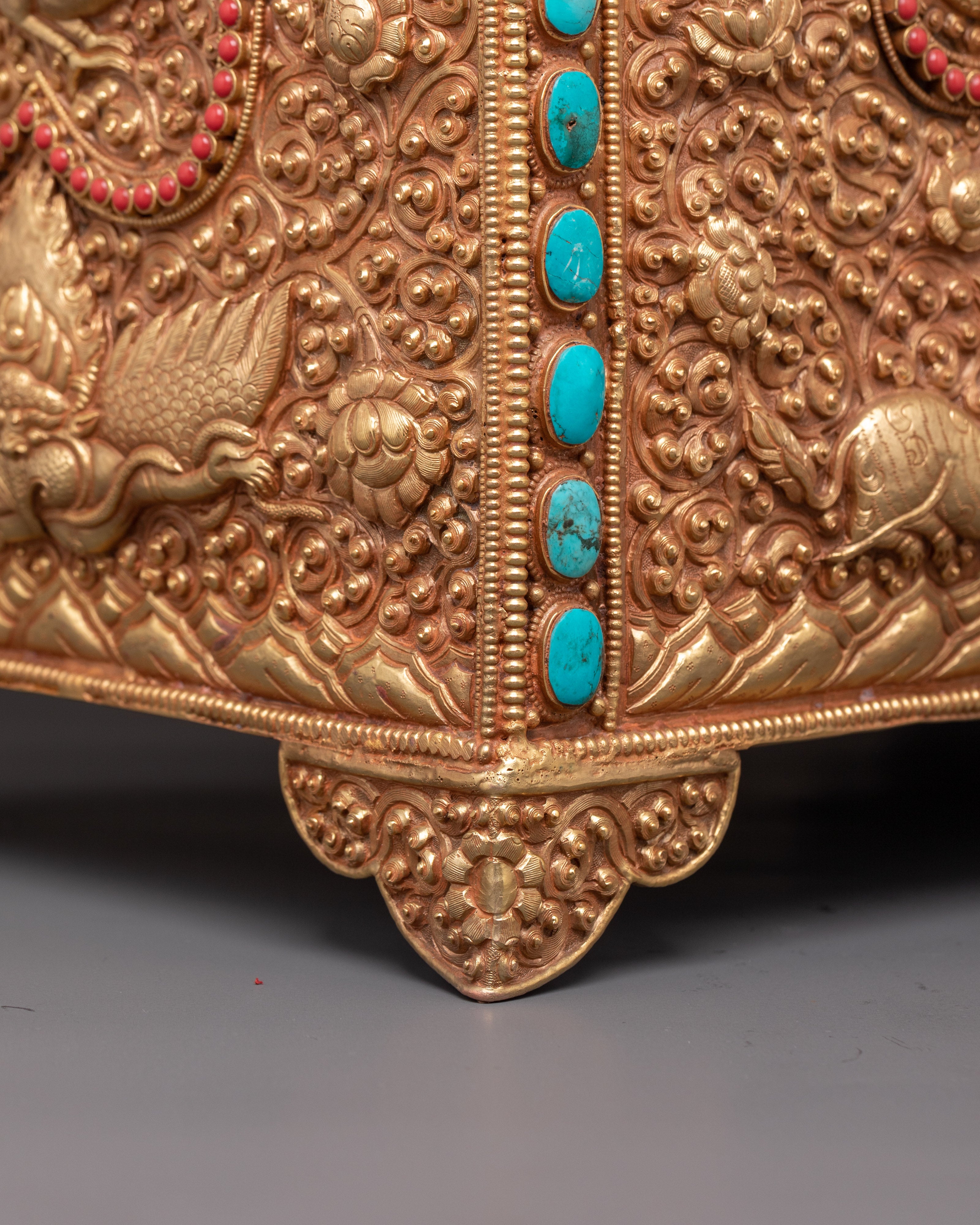 Luxury Storage Chest | Handcrafted Copper & Gold Plated Decorative Box
