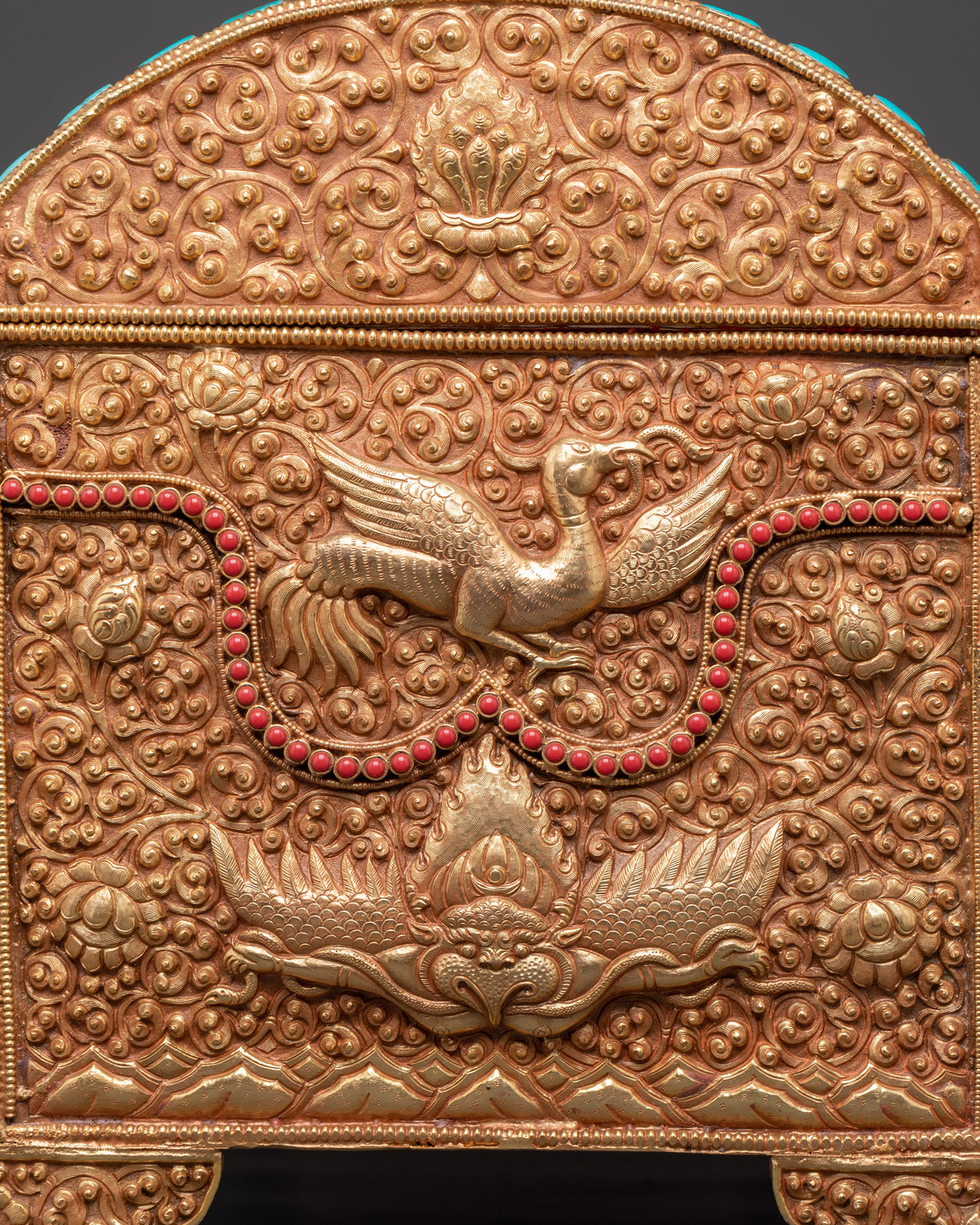 Luxury Storage Chest | Handcrafted Copper & Gold Plated Decorative Box