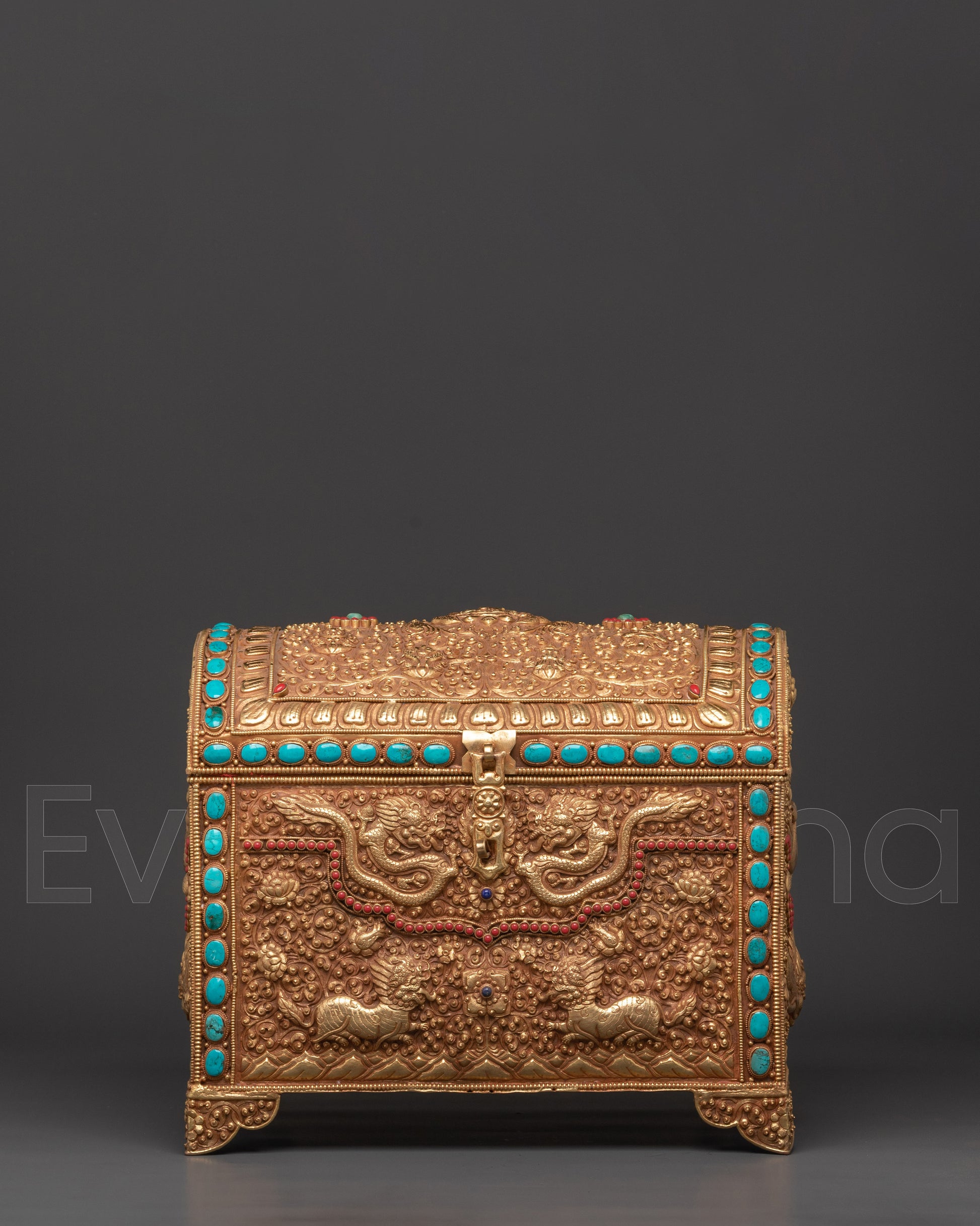 Turquoise &amp; Coral Inlays