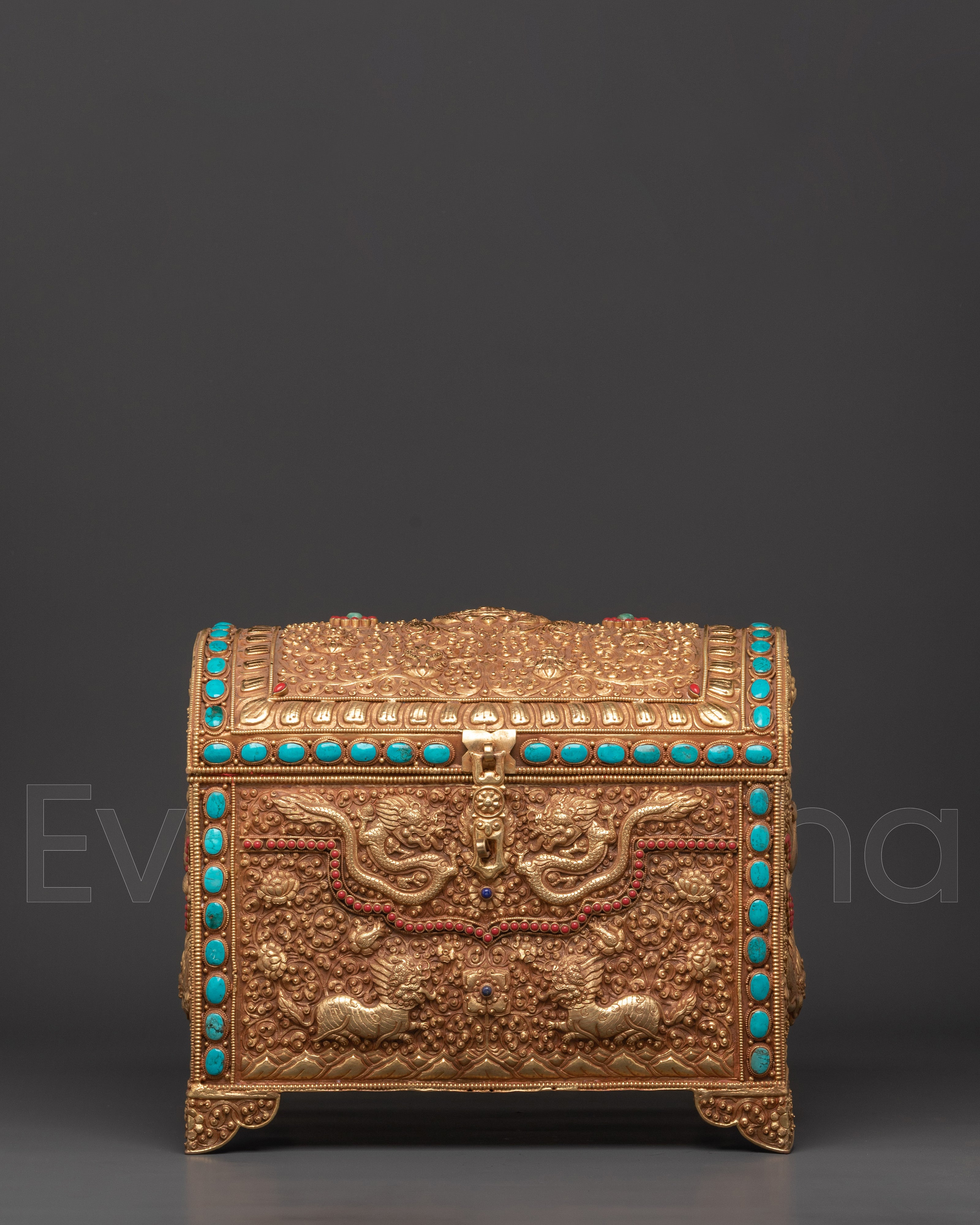 Turquoise &amp; Coral Inlays