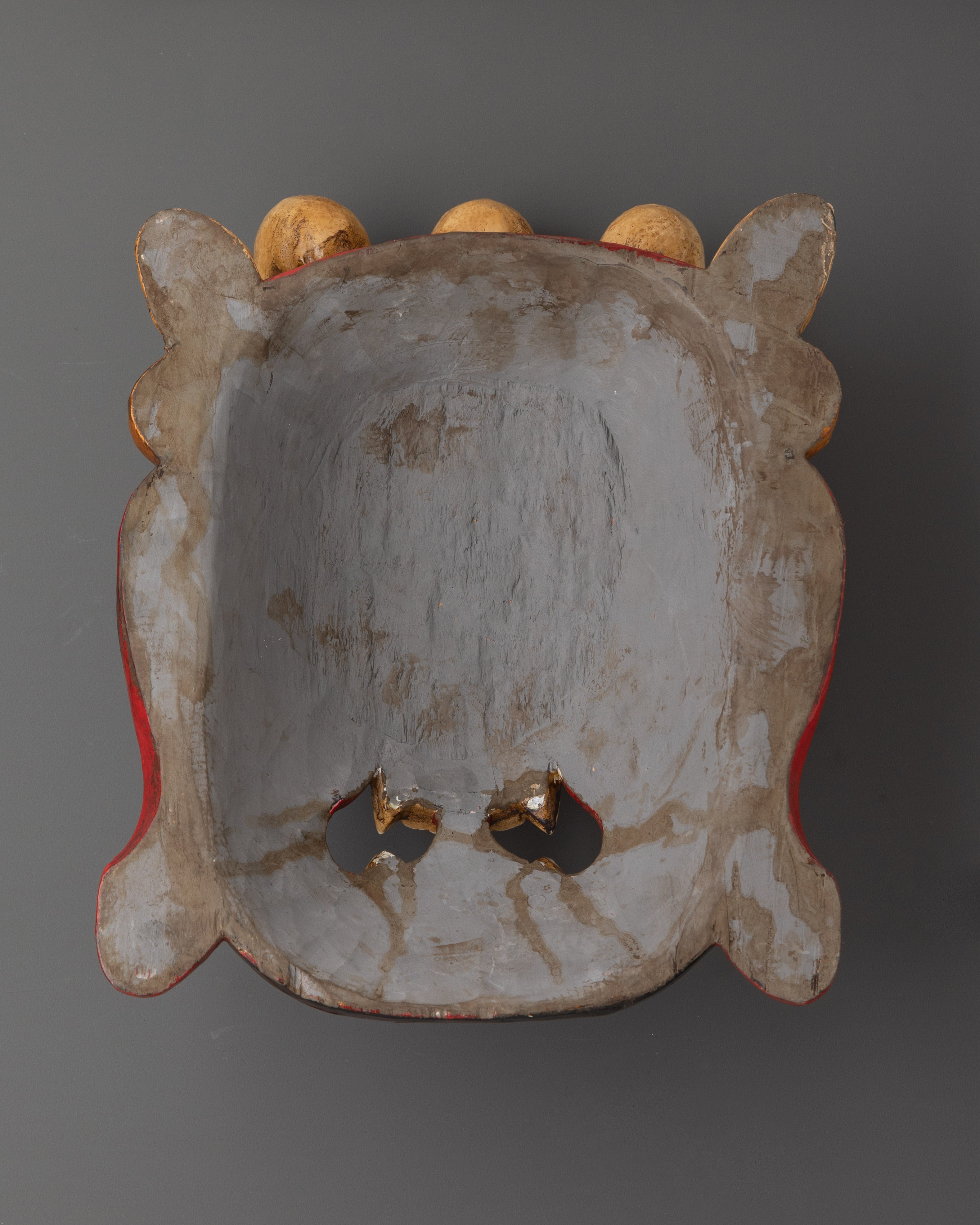 Traditional Tibetan Mask Decor | Ethnic Spiritual Wall Ornament