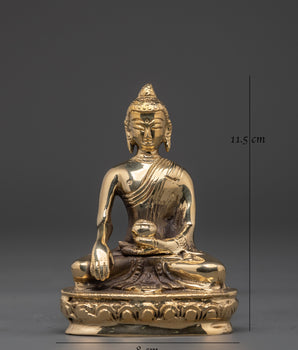 Shakyamuni Buddha Statue for Serene Decor | Tibetan Buddhist Artwork
