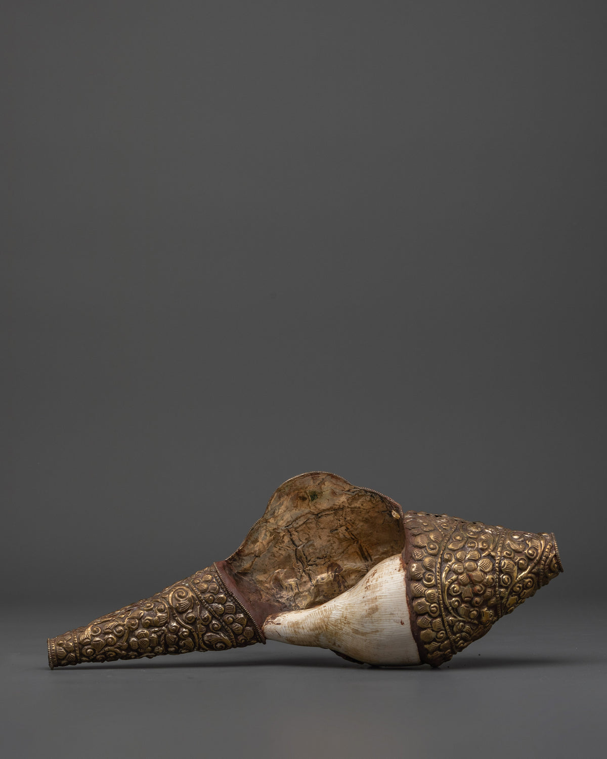 Puja Conch Shell | Silver Plated