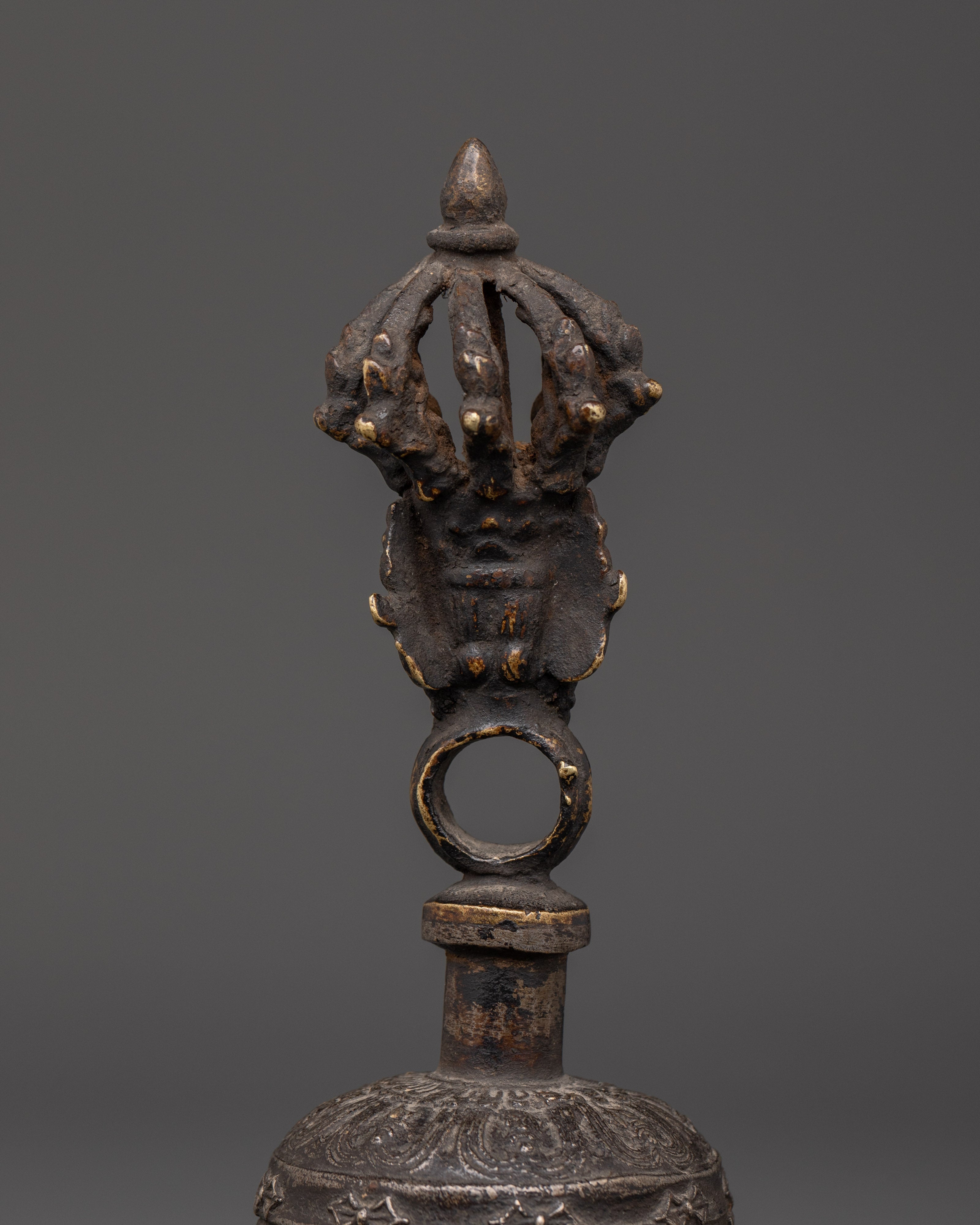 Handcrafted Bronze Ritual Bell | Antique Bronze Ritual Bell