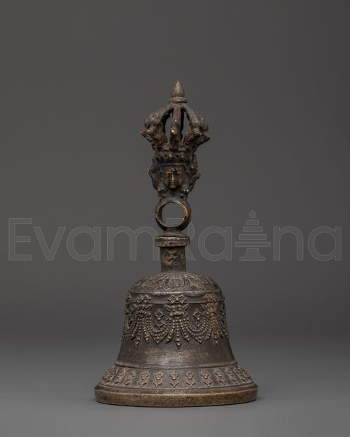 Handcrafted Bronze Ritual Bell | Antique Bronze Ritual Bell