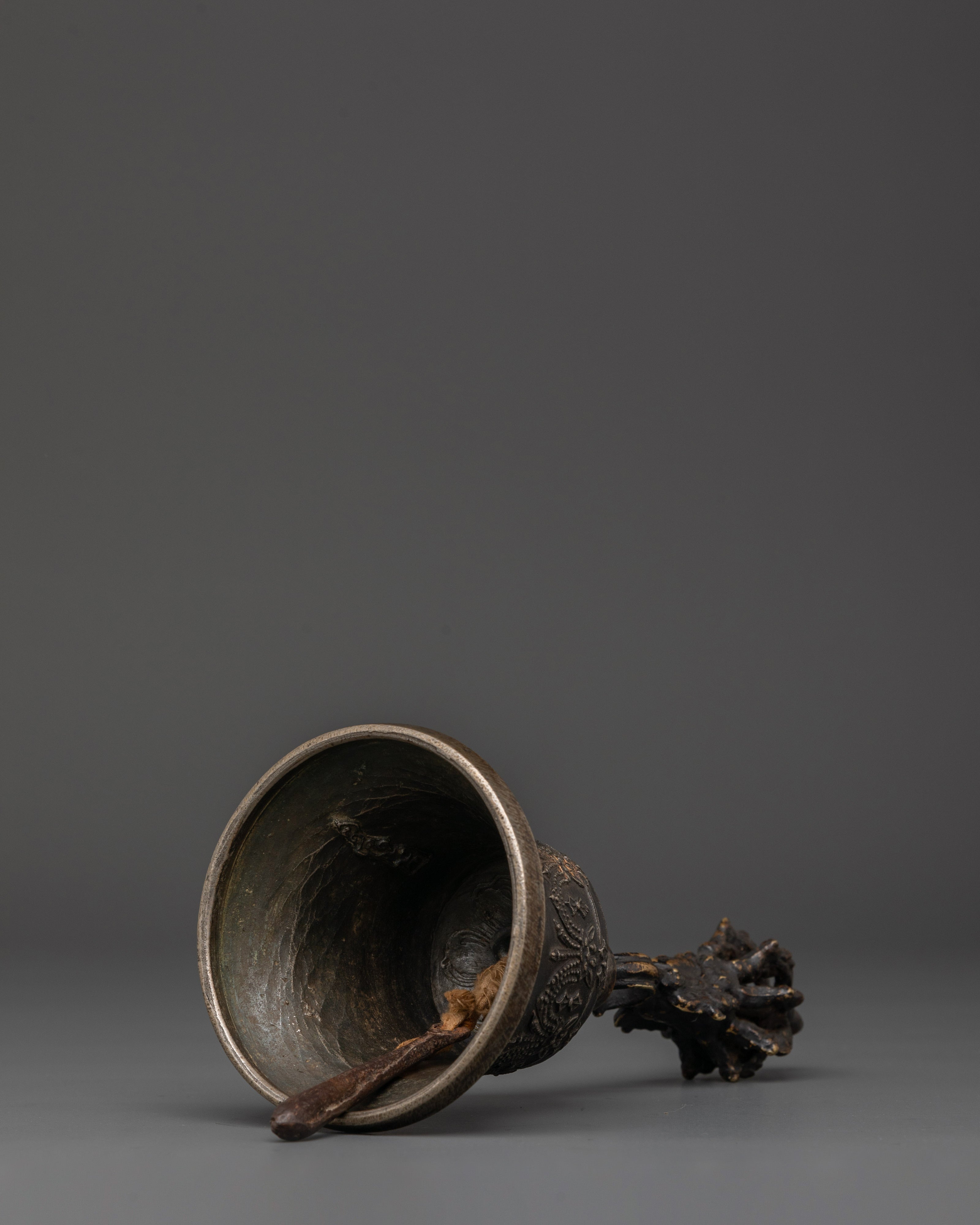 Handcrafted Bronze Ritual Bell | Antique Bronze Ritual Bell