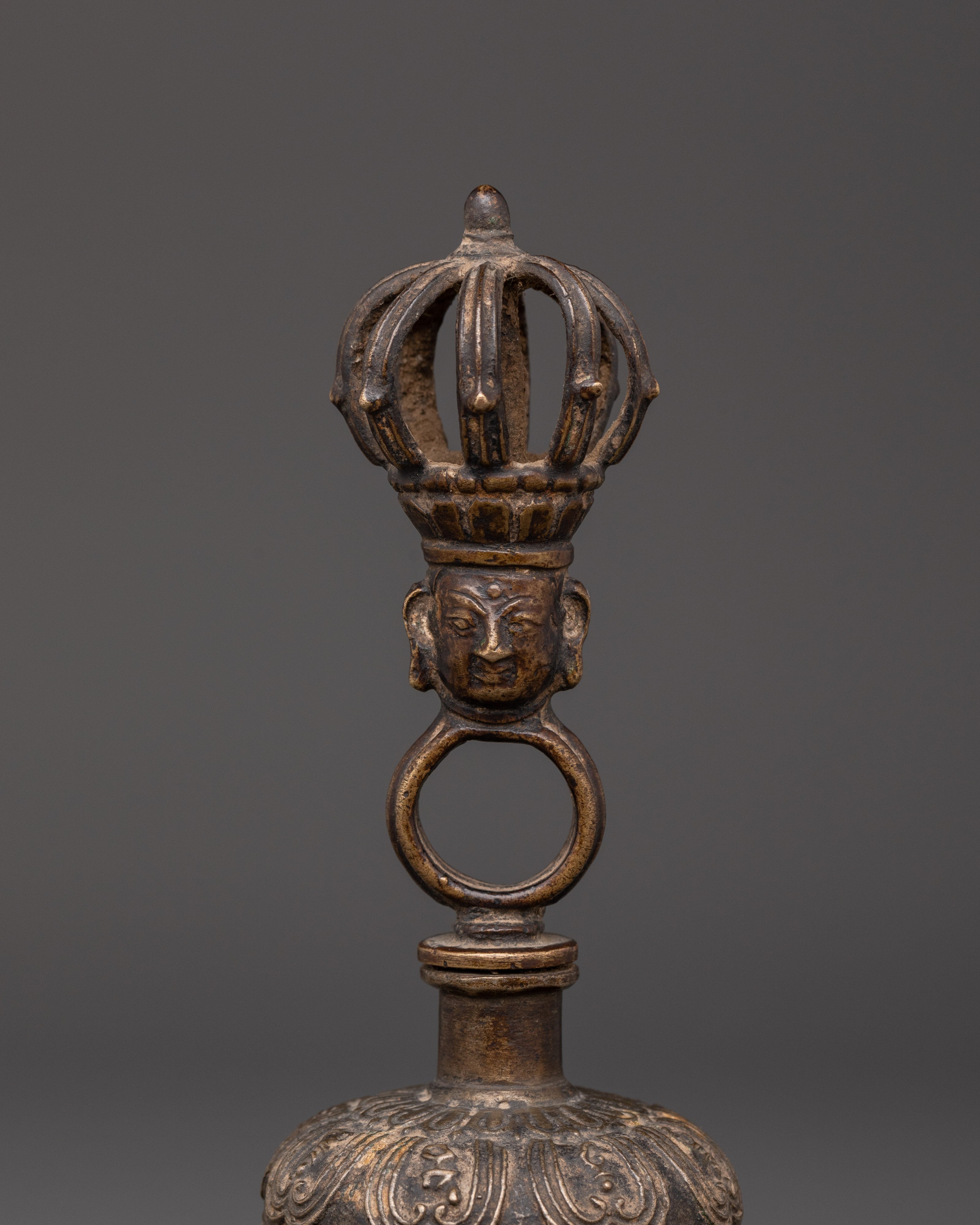 Handcrafted Bronze Bell and Vajra Set | For Inner Peace & Energy Balance