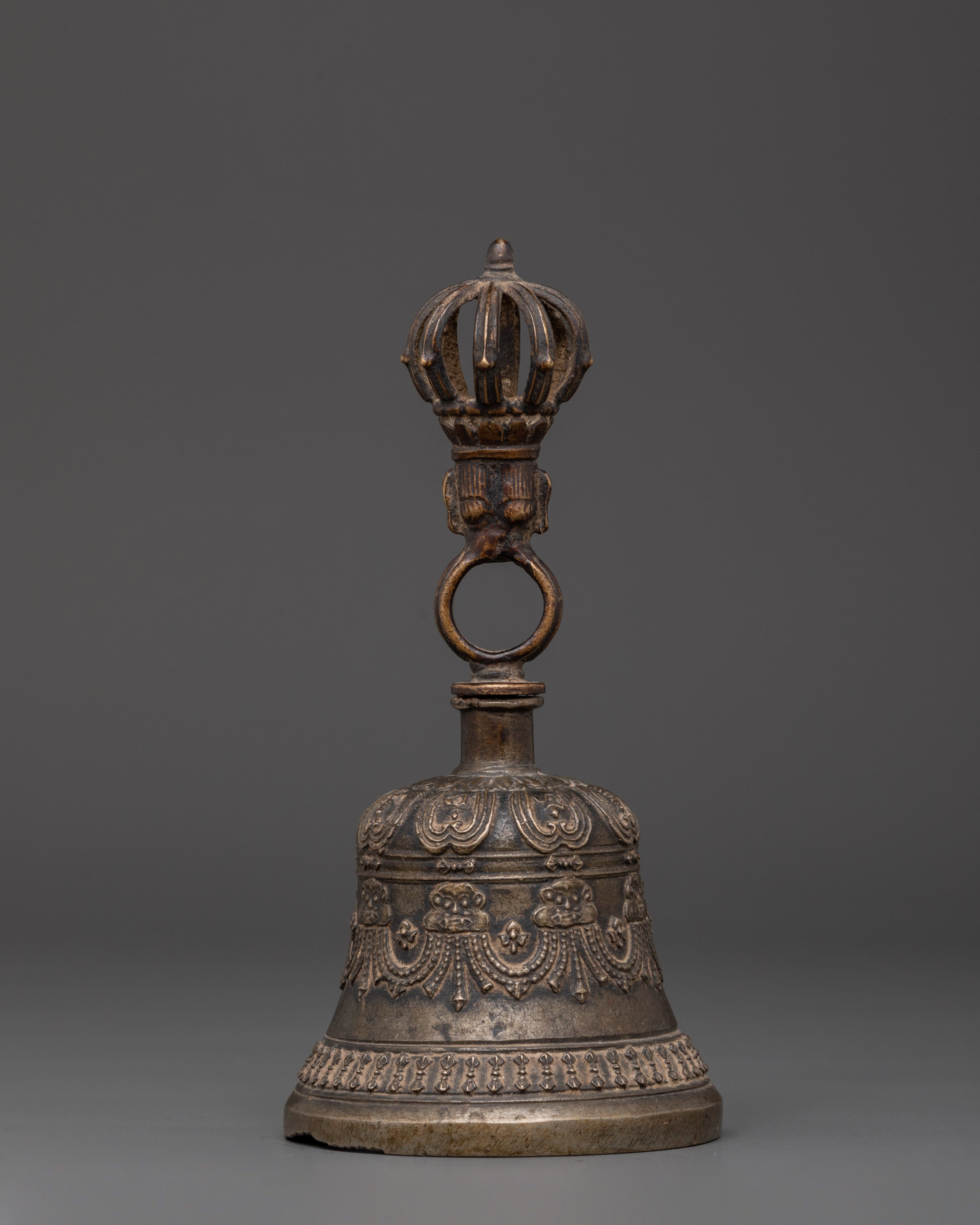 Handcrafted Bronze Bell and Vajra Set | For Inner Peace & Energy Balance