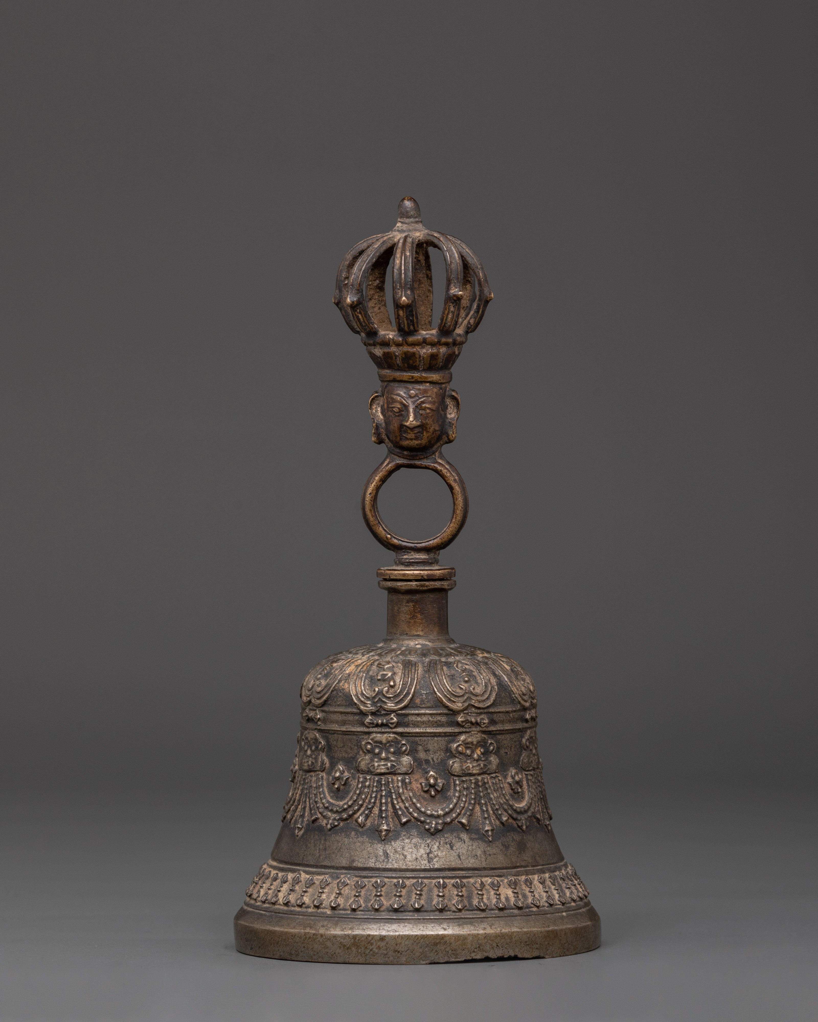 Handcrafted Bronze Bell and Vajra Set | For Inner Peace & Energy Balance