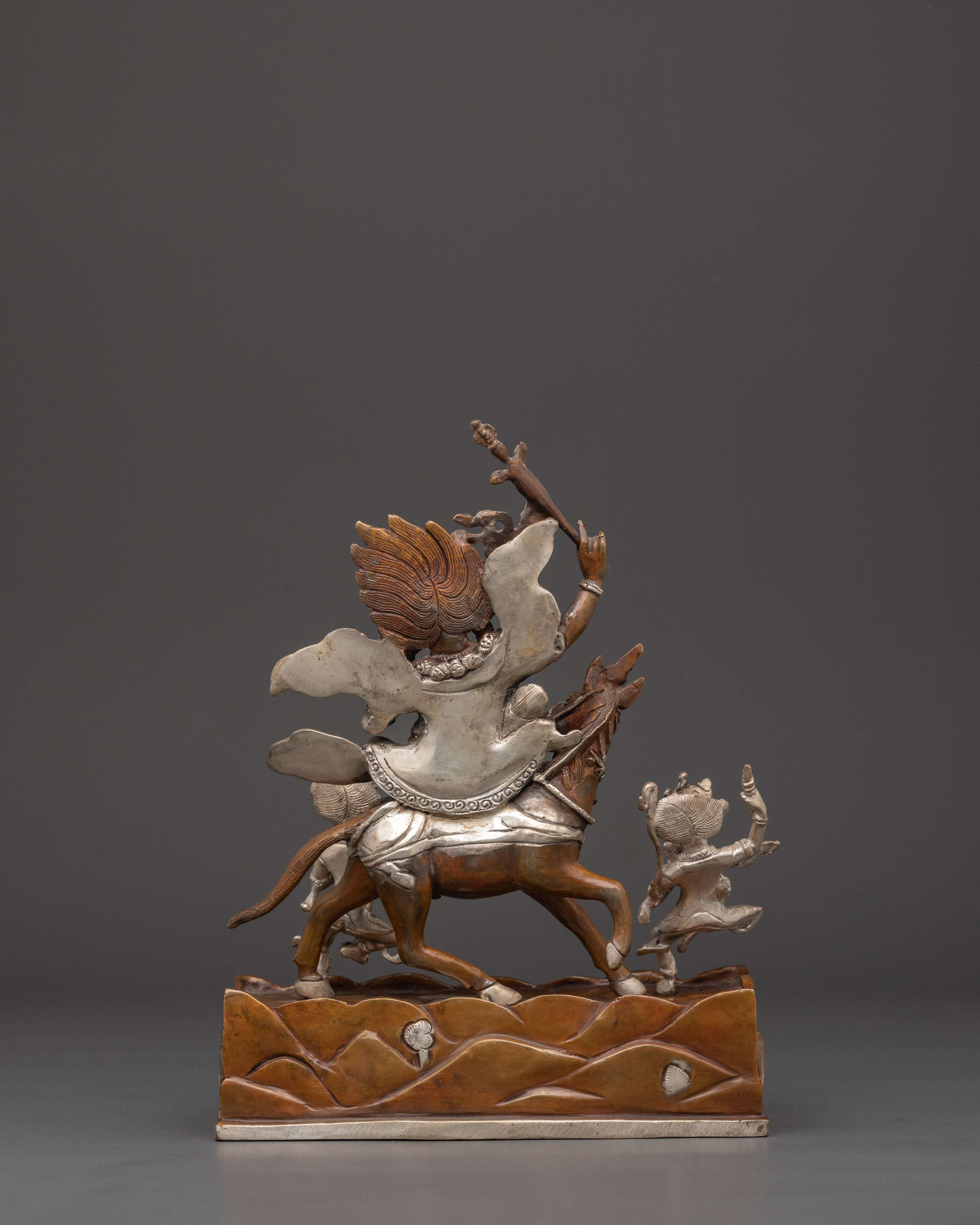 Palden Lhamo Sculpture | Tibetan Protector Goddess Statue