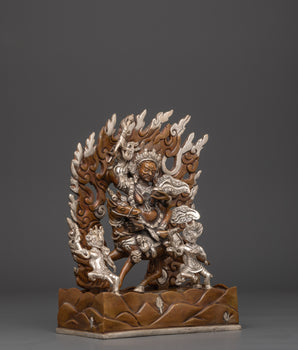 Palden Lhamo Sculpture | Tibetan Protector Goddess Statue