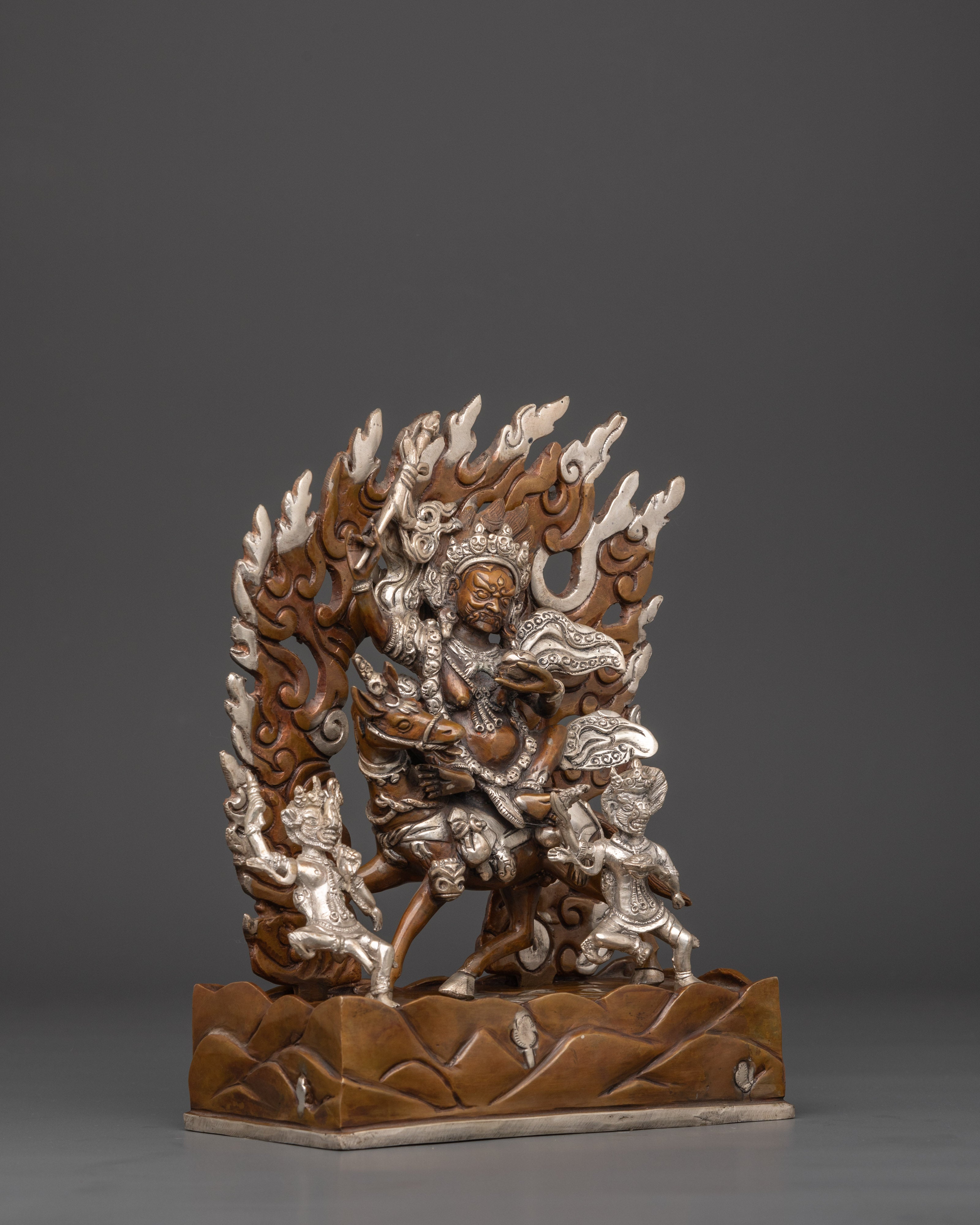 Palden Lhamo Sculpture | Tibetan Protector Goddess Statue