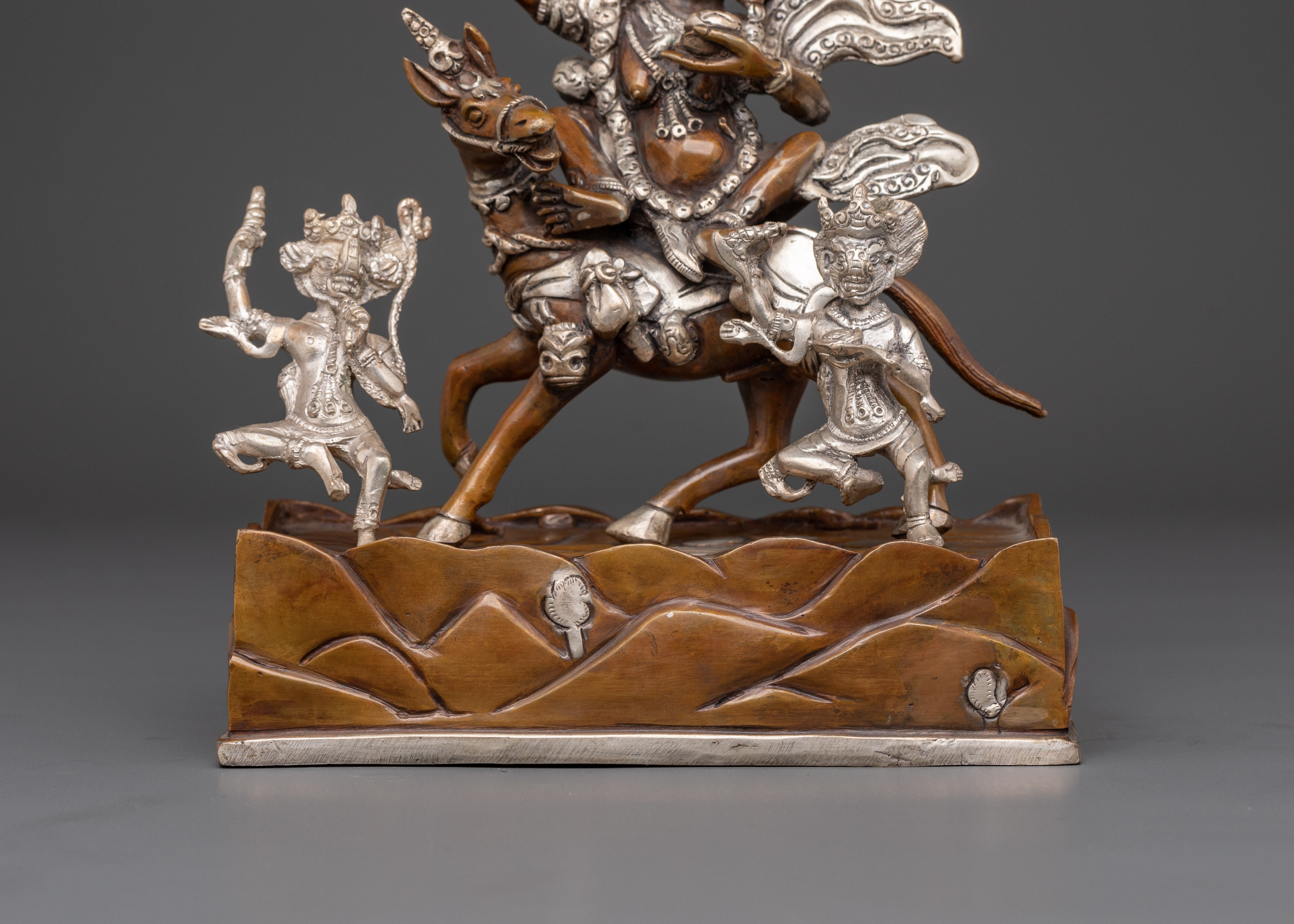 Palden Lhamo Sculpture | Tibetan Protector Goddess Statue