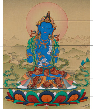 Vajradhara Art | Buddha of Supreme Power and Wisdom | Karma Gadri Artistry