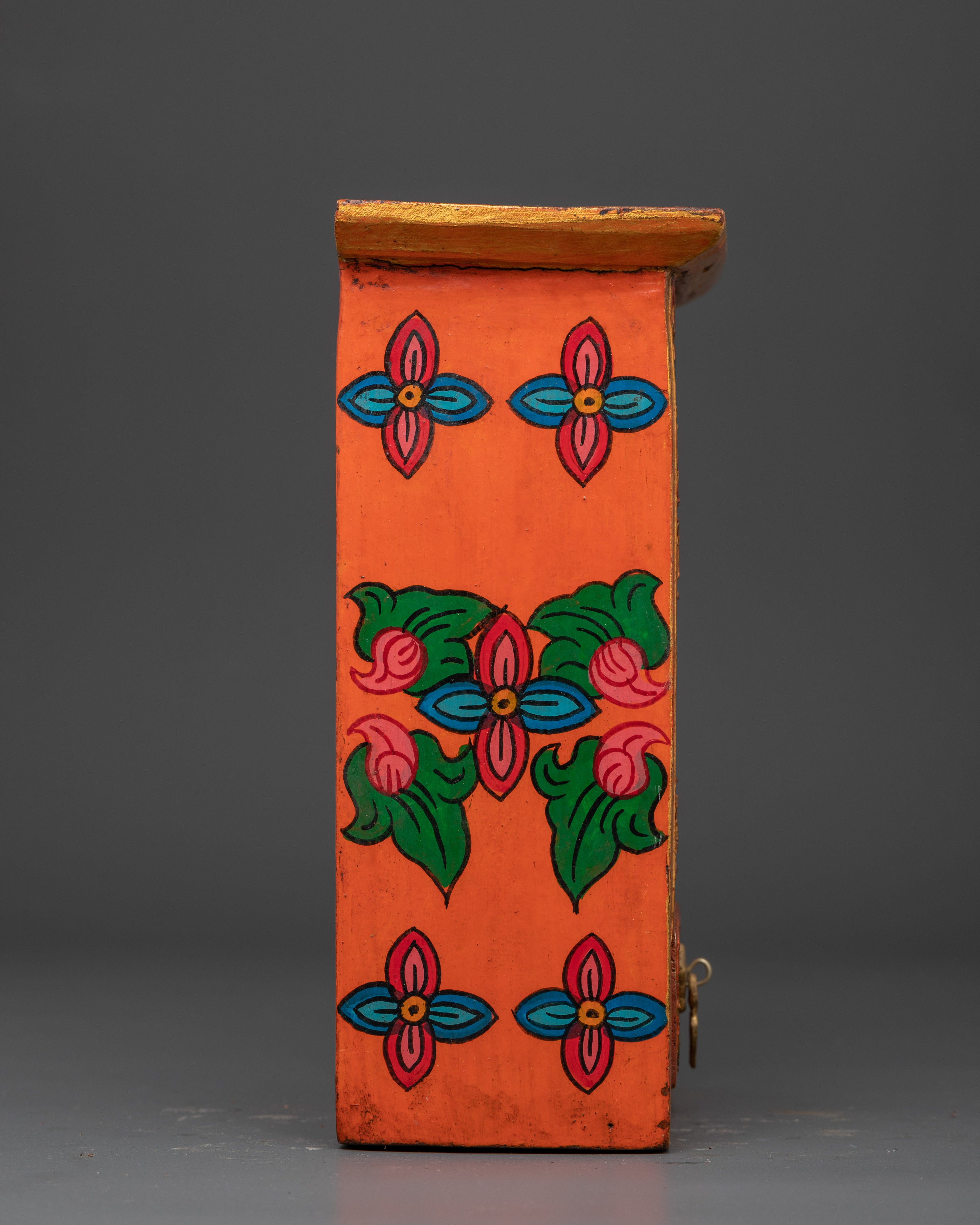 Handcrafted Green Tara Altar Box | A Sacred Tibetan Buddhist Shrine