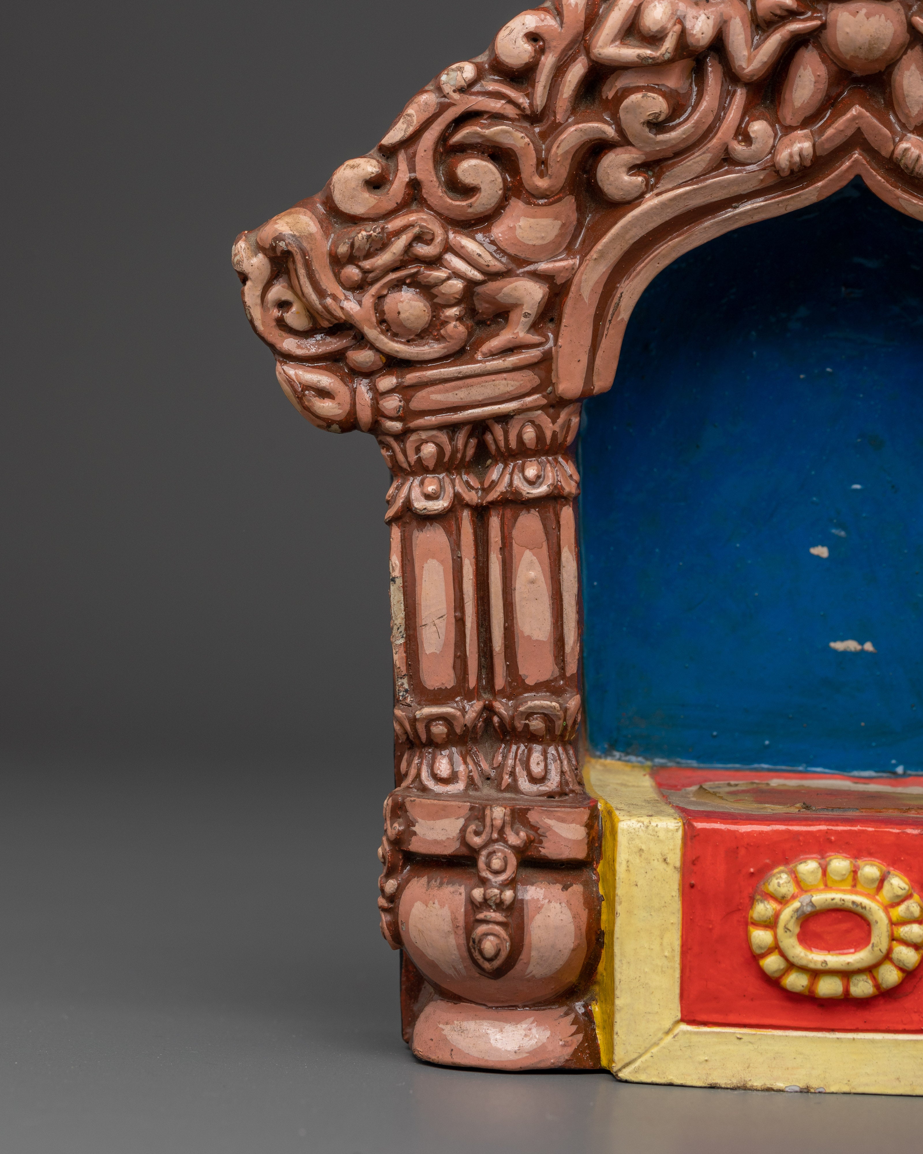Handcrafted Acrylic Tibetan Box | For Spiritual Keepsake