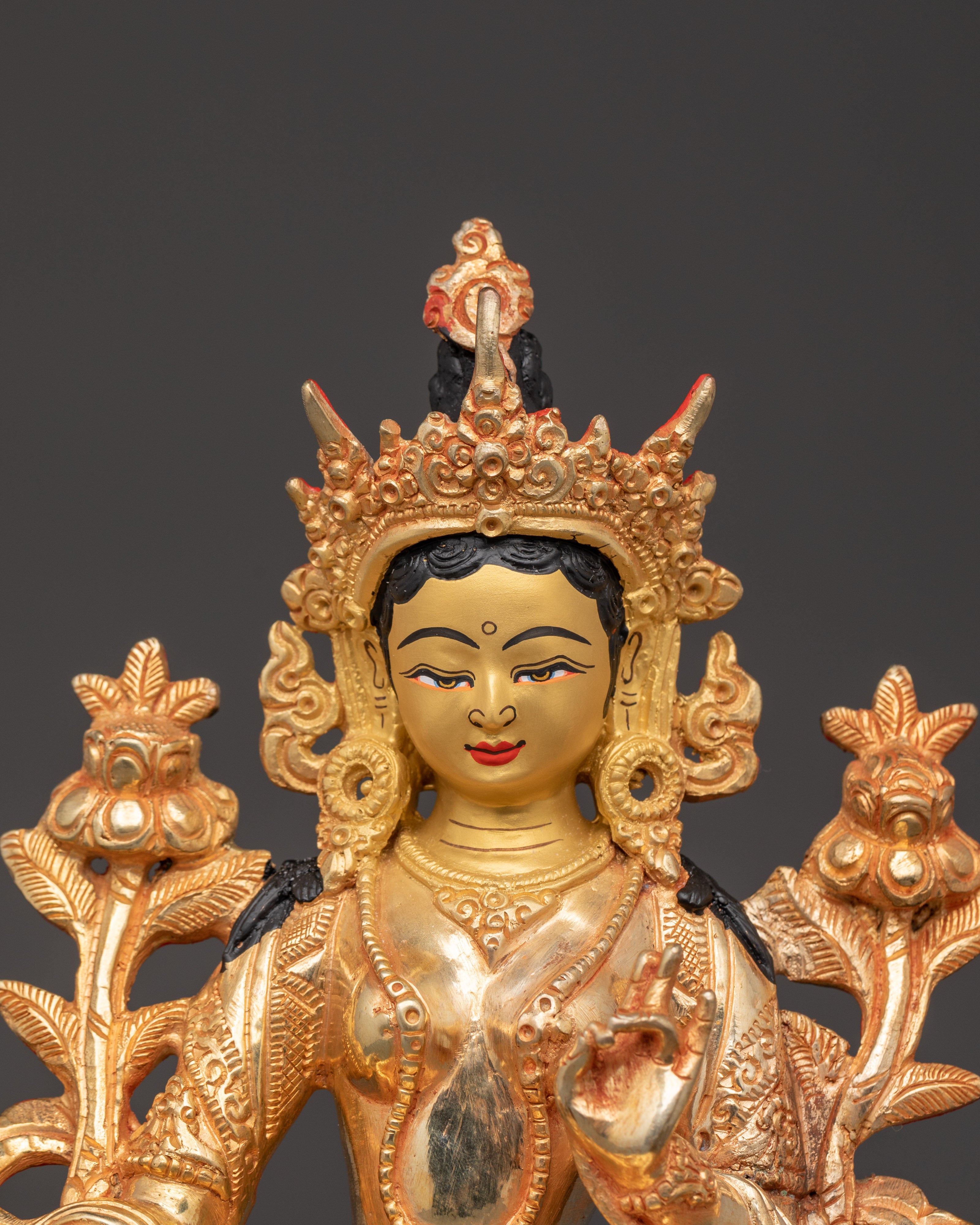 Green Tara Figurine | Buddhist Goddess of Compassion