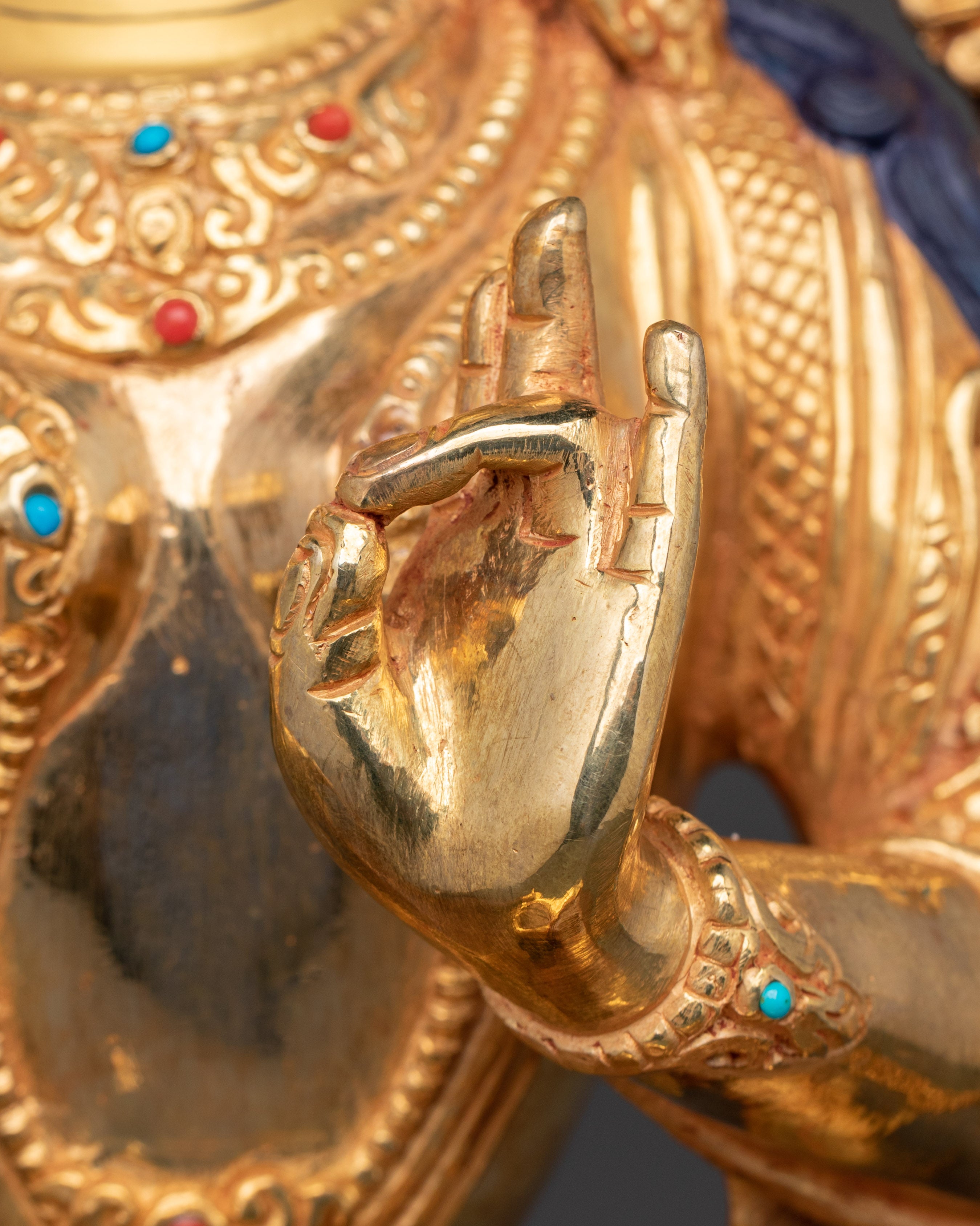 Green Tara Spiritual Artwork | Tibetan Buddha Goddess Statue