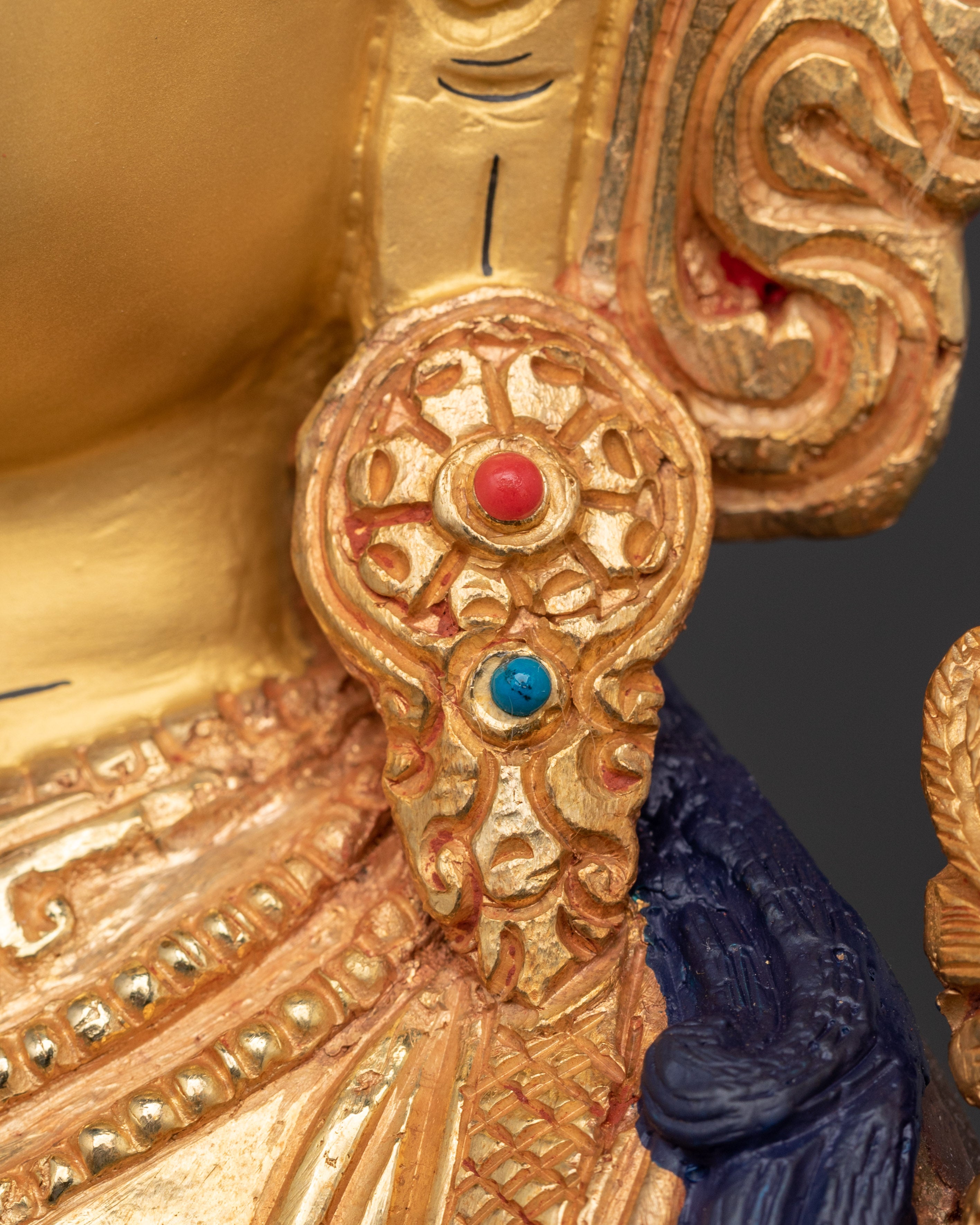 Green Tara Spiritual Artwork | Tibetan Buddha Goddess Statue