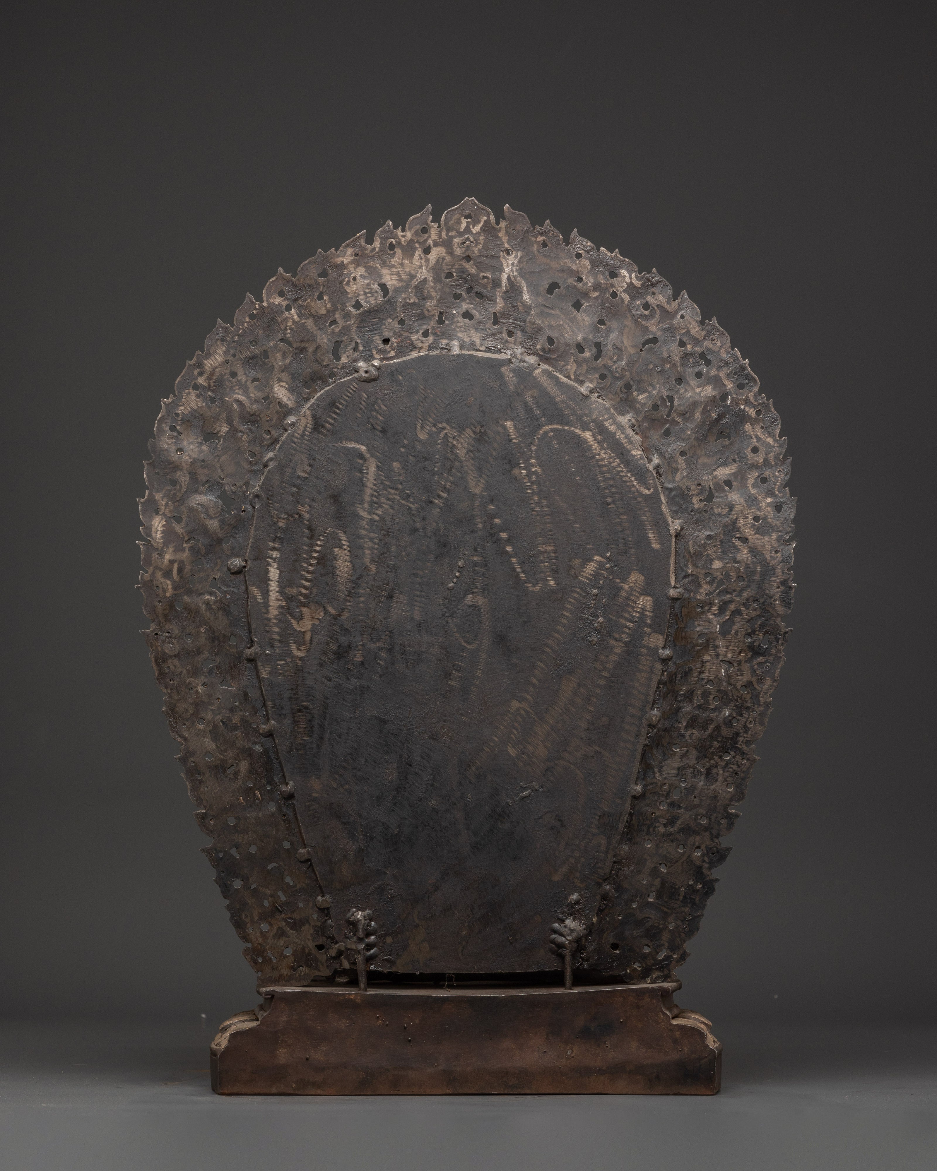 Handcrafted Iron Black Dzambhala Statue | For Prosperity, Power & Tibetan Ritual Practice