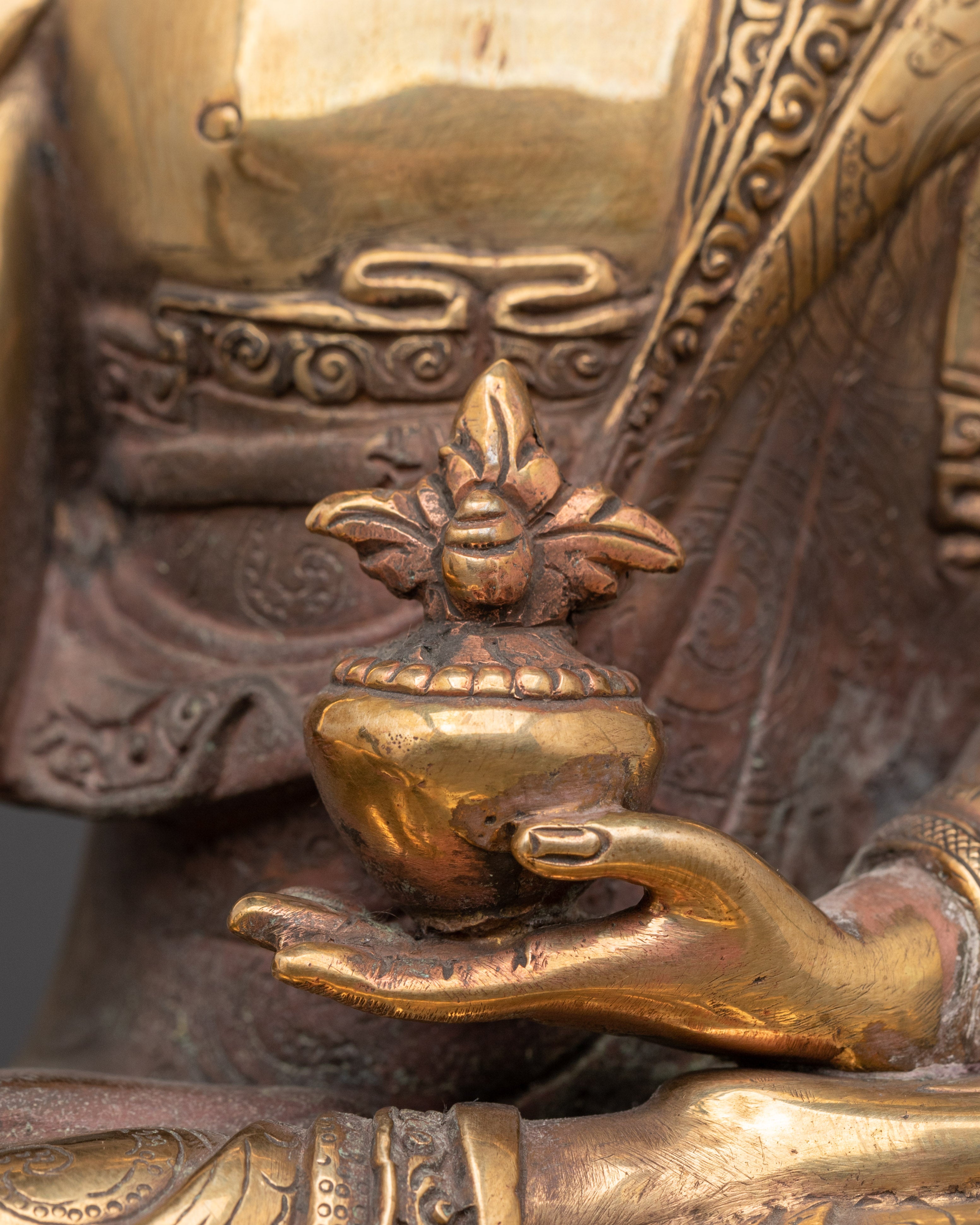 Tibetan Three Buddha Set | Shakyamuni, Amitabha & Medicine Buddha Statues
